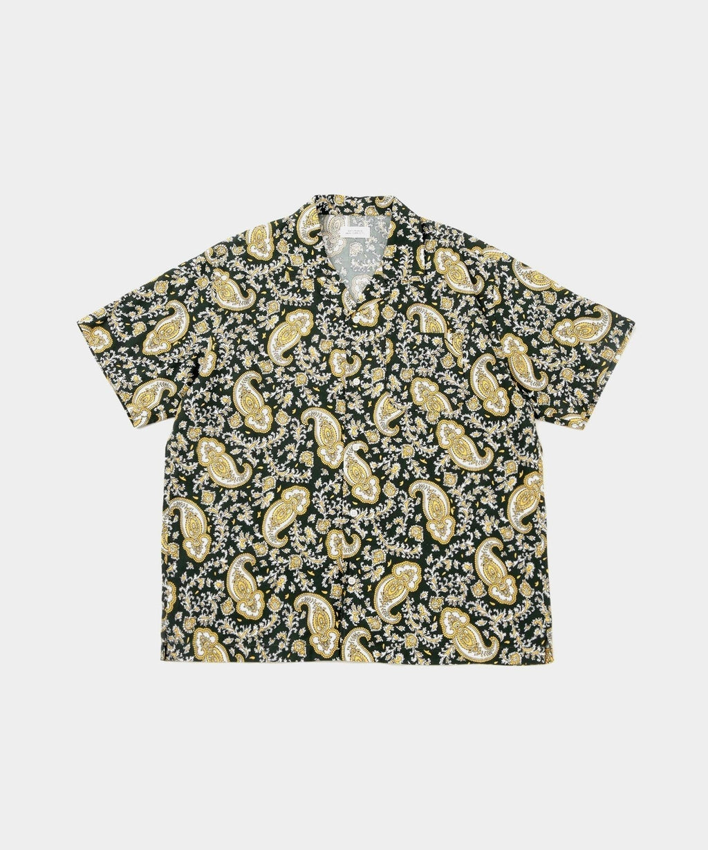 Canty Open Collar Paisley Printed SS Shirt