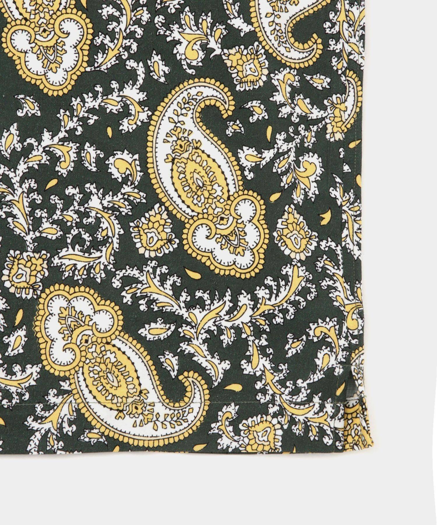 Canty Open Collar Paisley Printed SS Shirt