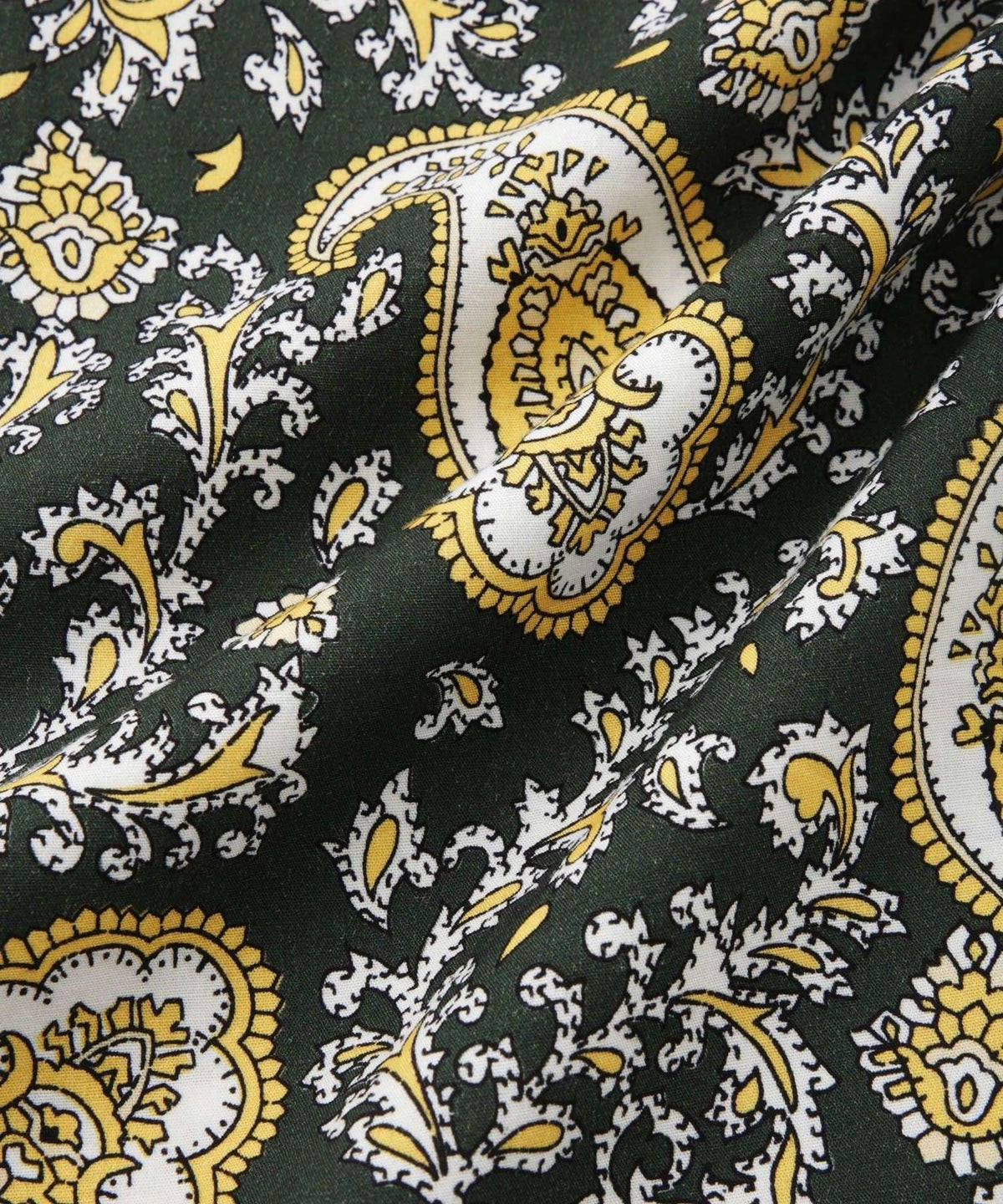 Canty Open Collar Paisley Printed SS Shirt