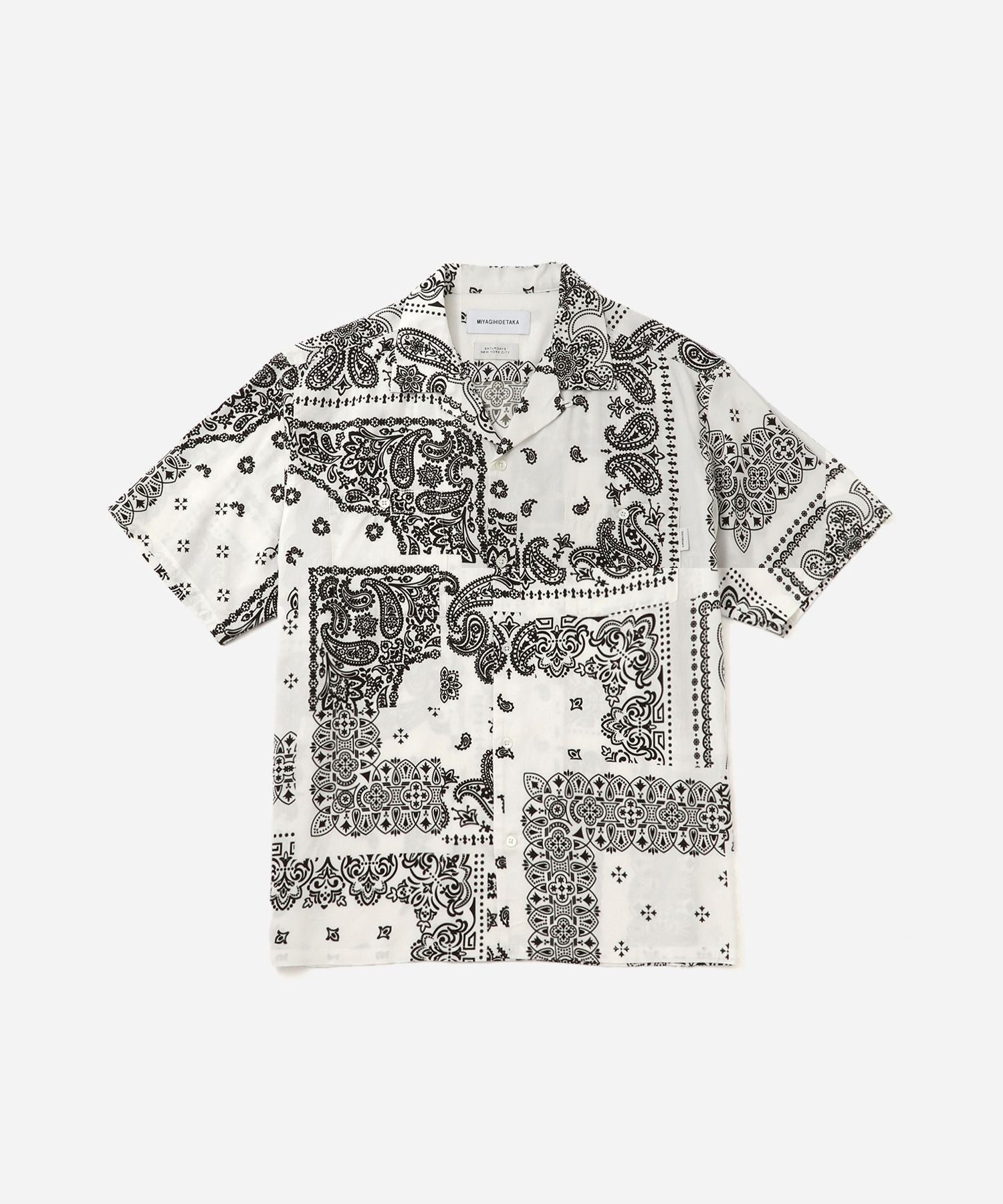 MIYAGIHIDETAKA x Saturdays NYC Bandana SS shirt