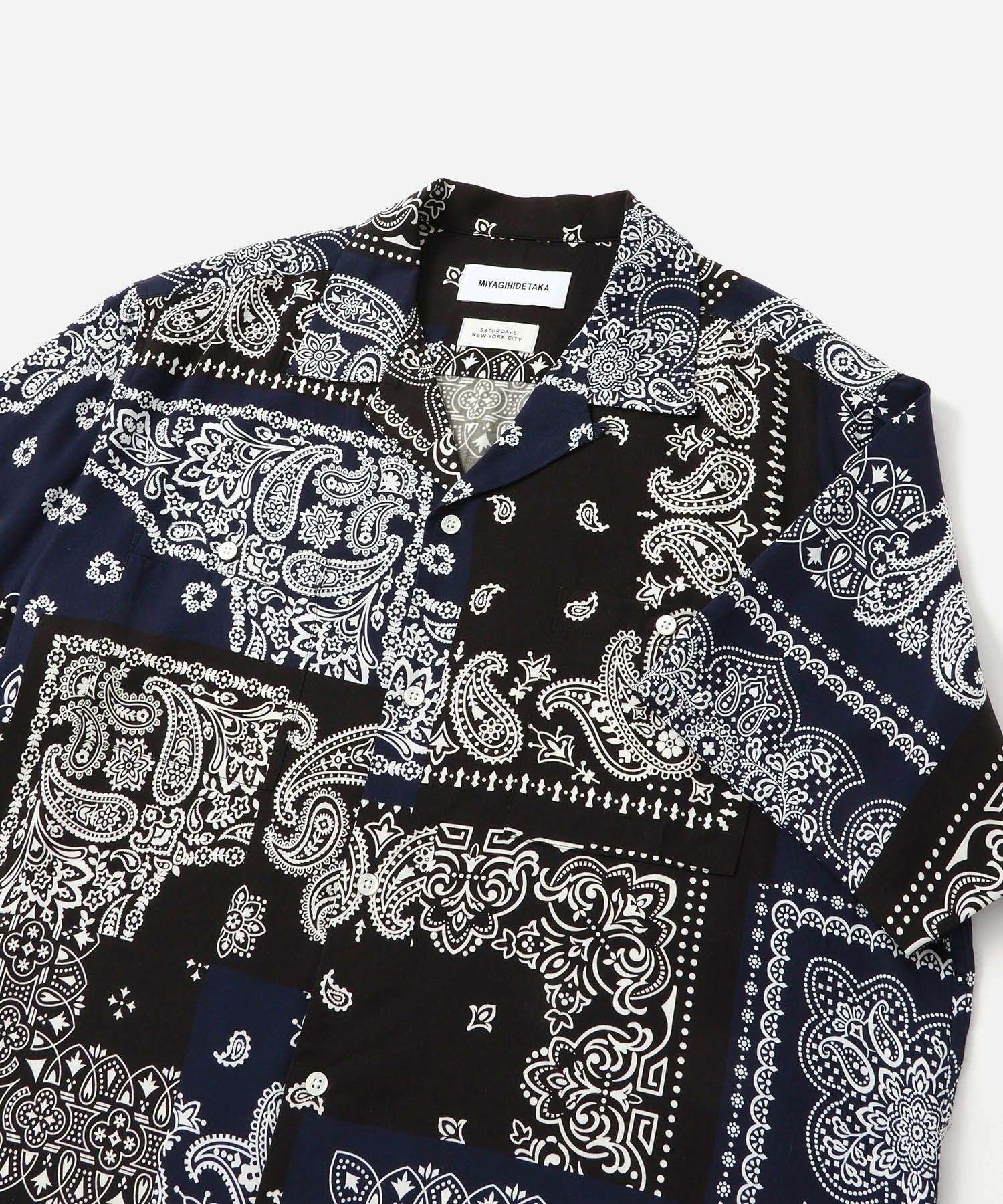 MIYAGIHIDETAKA x Saturdays NYC Bandana SS shirt
