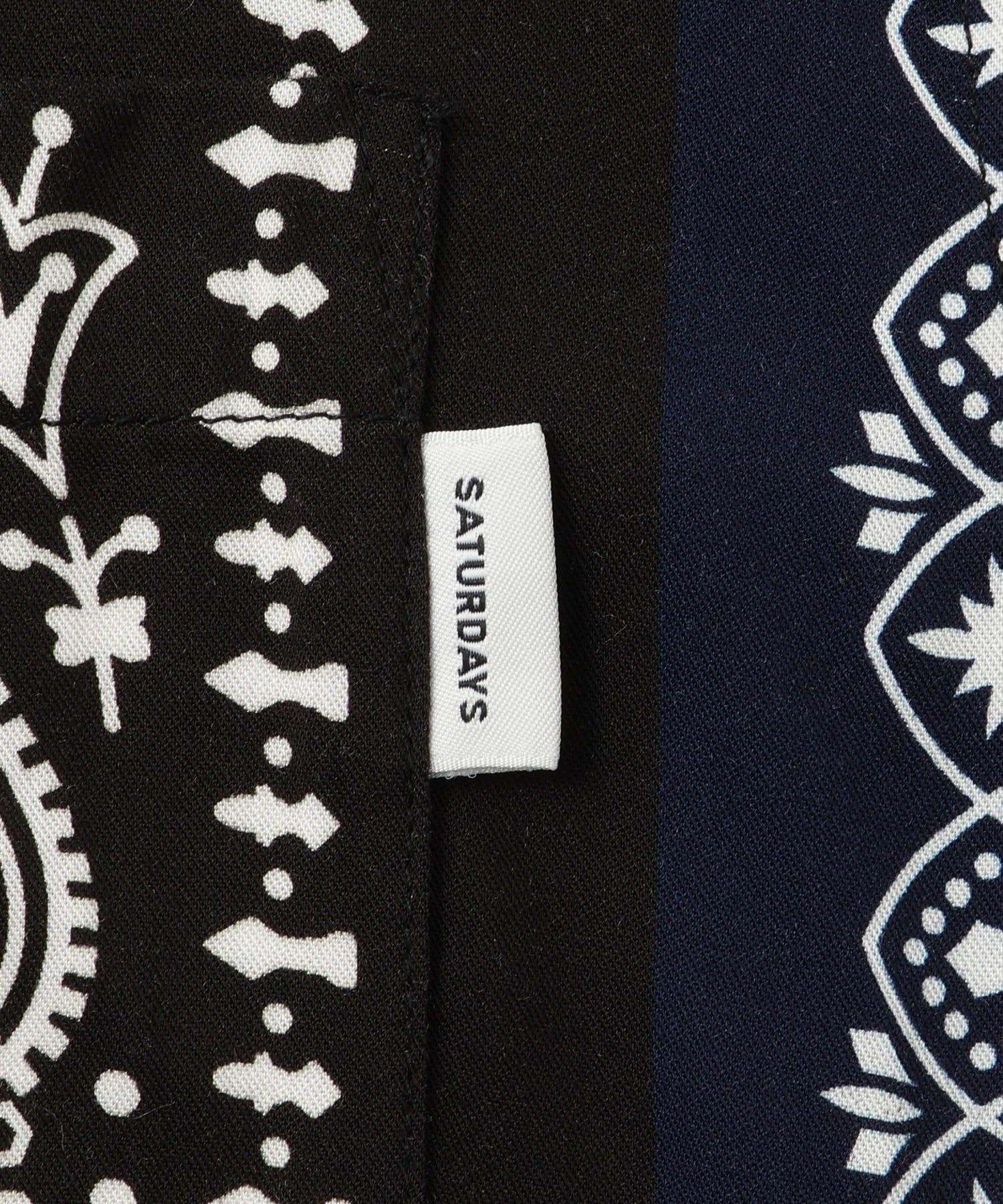 MIYAGIHIDETAKA x Saturdays NYC Bandana SS shirt