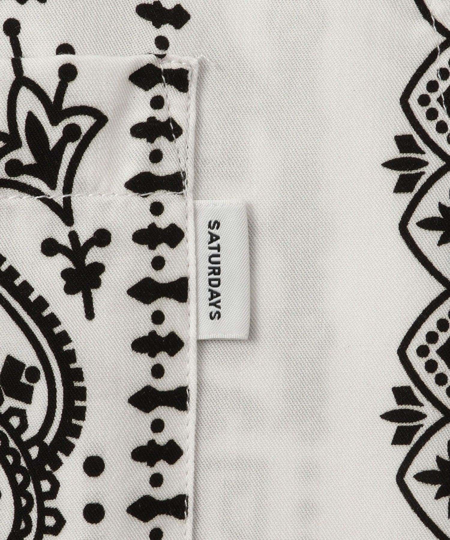 MIYAGIHIDETAKA x Saturdays NYC Bandana SS shirt