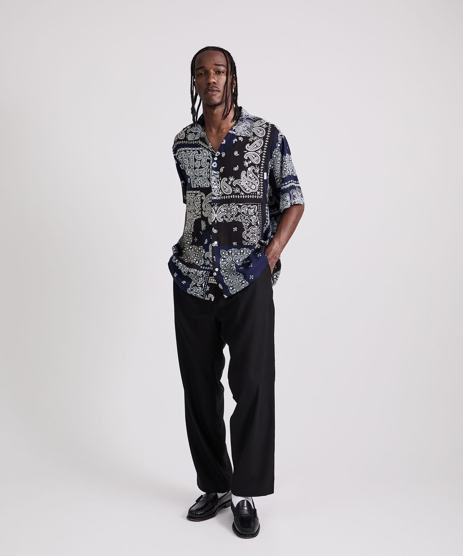 MIYAGIHIDETAKA x Saturdays NYC Bandana SS shirt