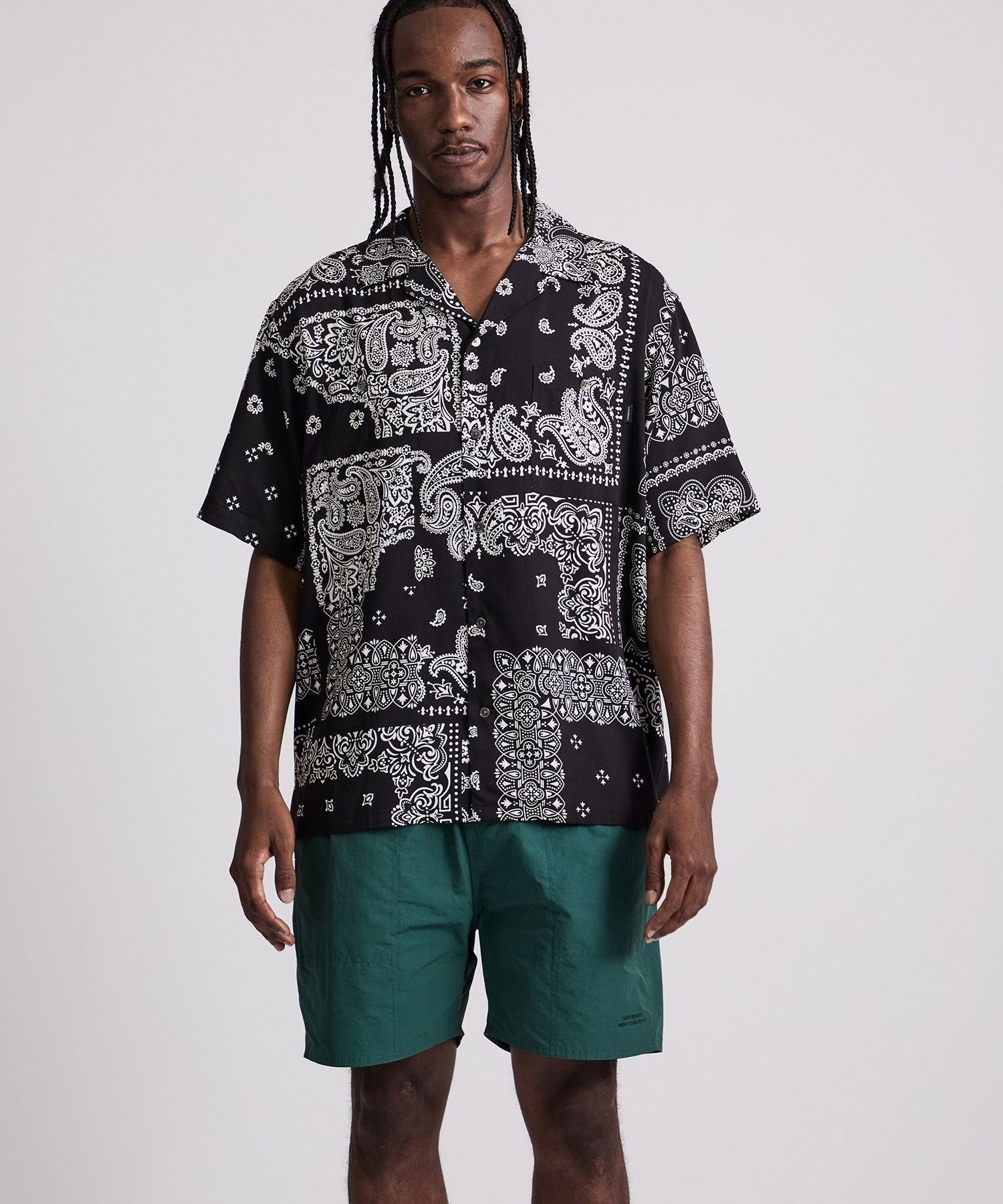 MIYAGIHIDETAKA x Saturdays NYC Bandana SS shirt