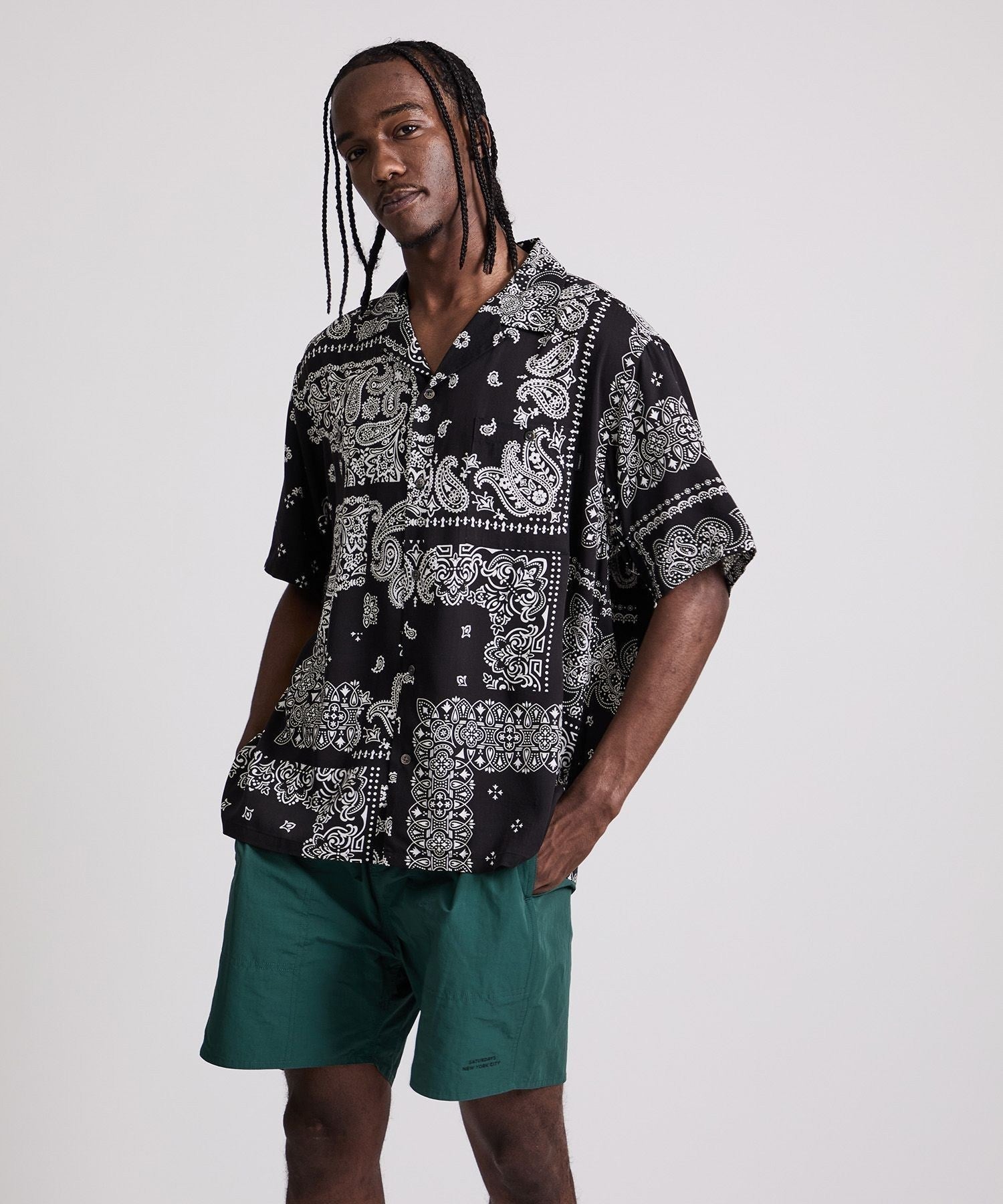 MIYAGIHIDETAKA x Saturdays NYC Bandana SS shirt