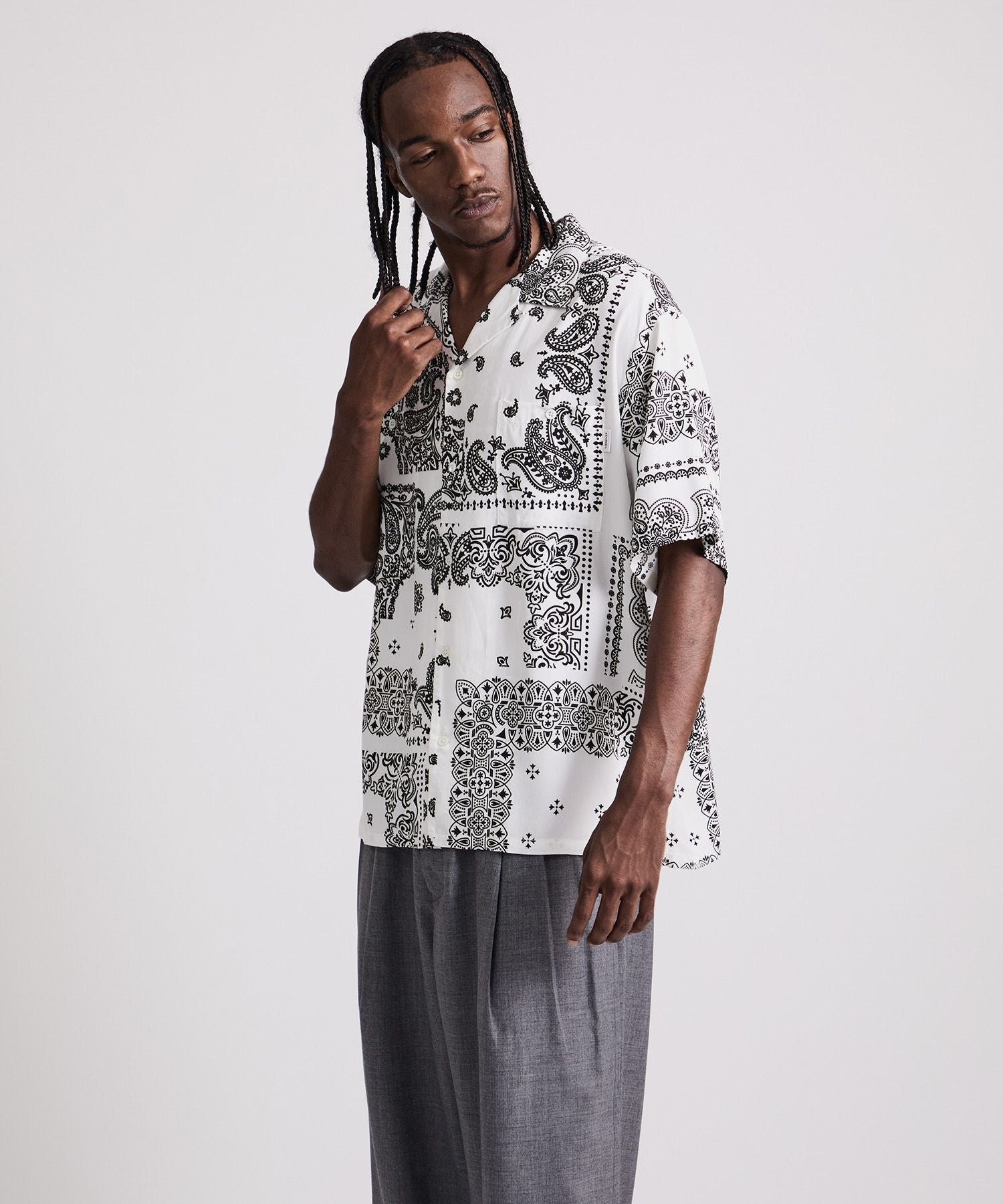 MIYAGIHIDETAKA x Saturdays NYC Bandana SS shirt