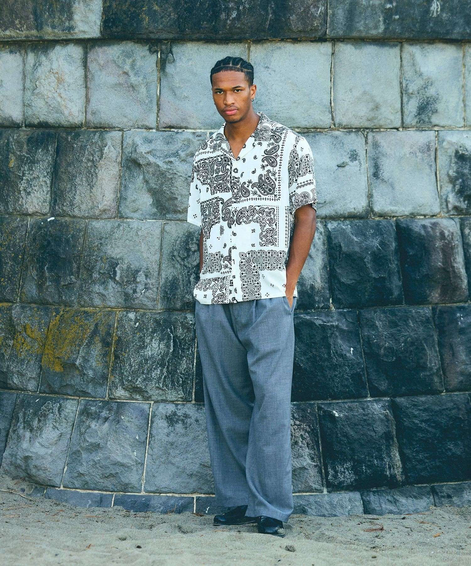 MIYAGIHIDETAKA x Saturdays NYC Bandana SS shirt