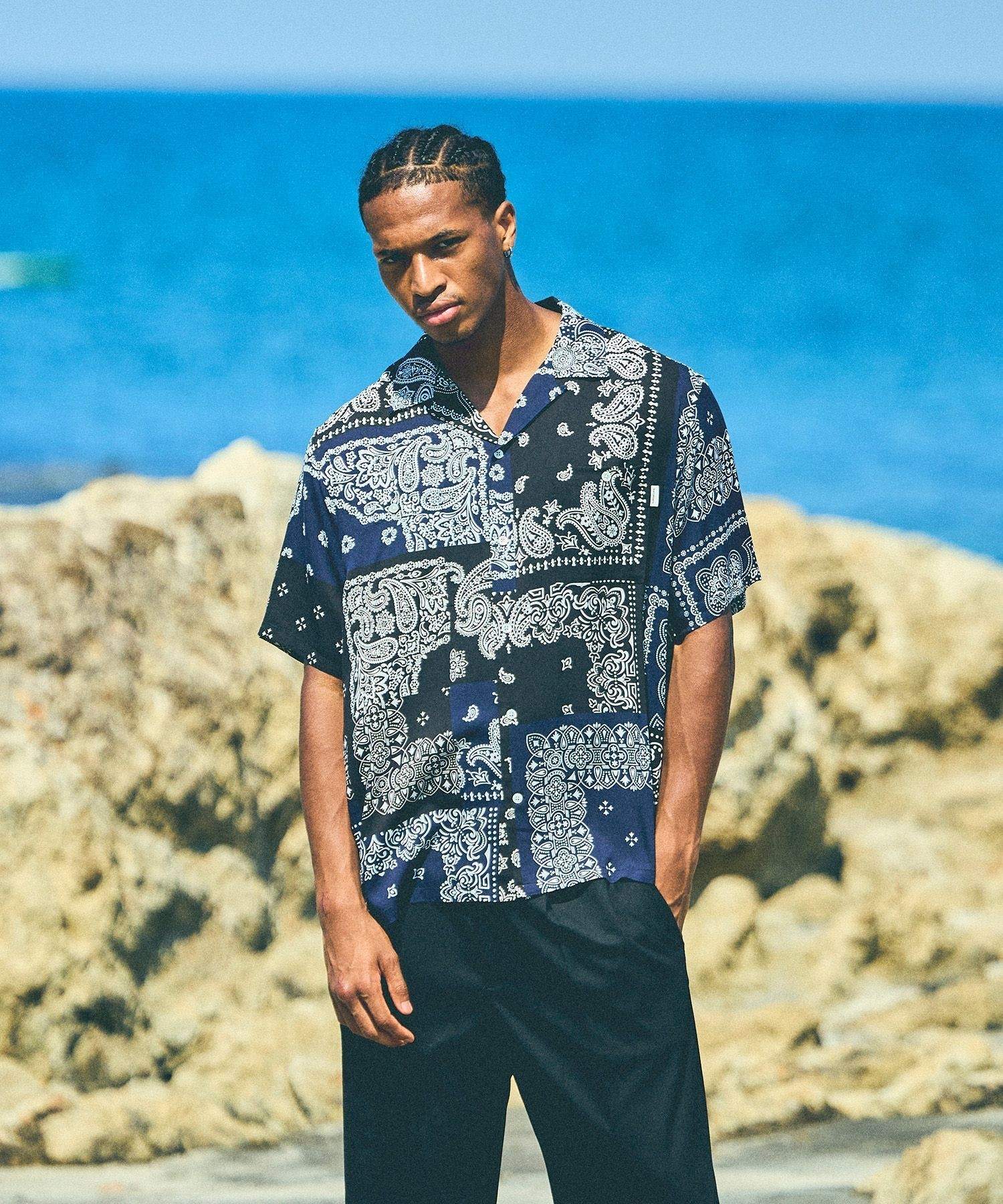 MIYAGIHIDETAKA x Saturdays NYC Bandana SS shirt