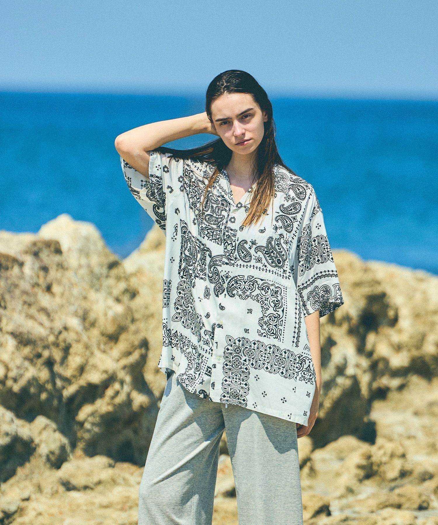 MIYAGIHIDETAKA x Saturdays NYC Bandana SS shirt