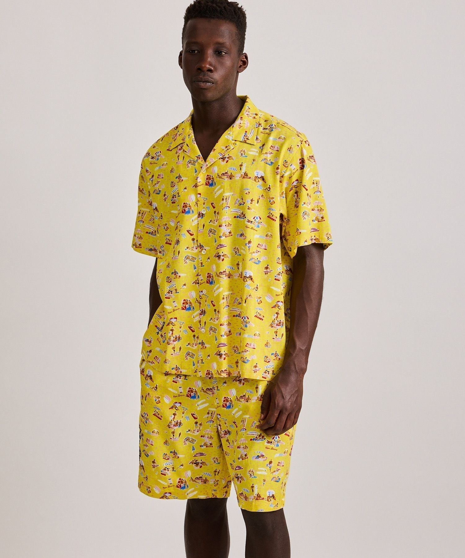 Ken Done Open Collar SS Shirt
