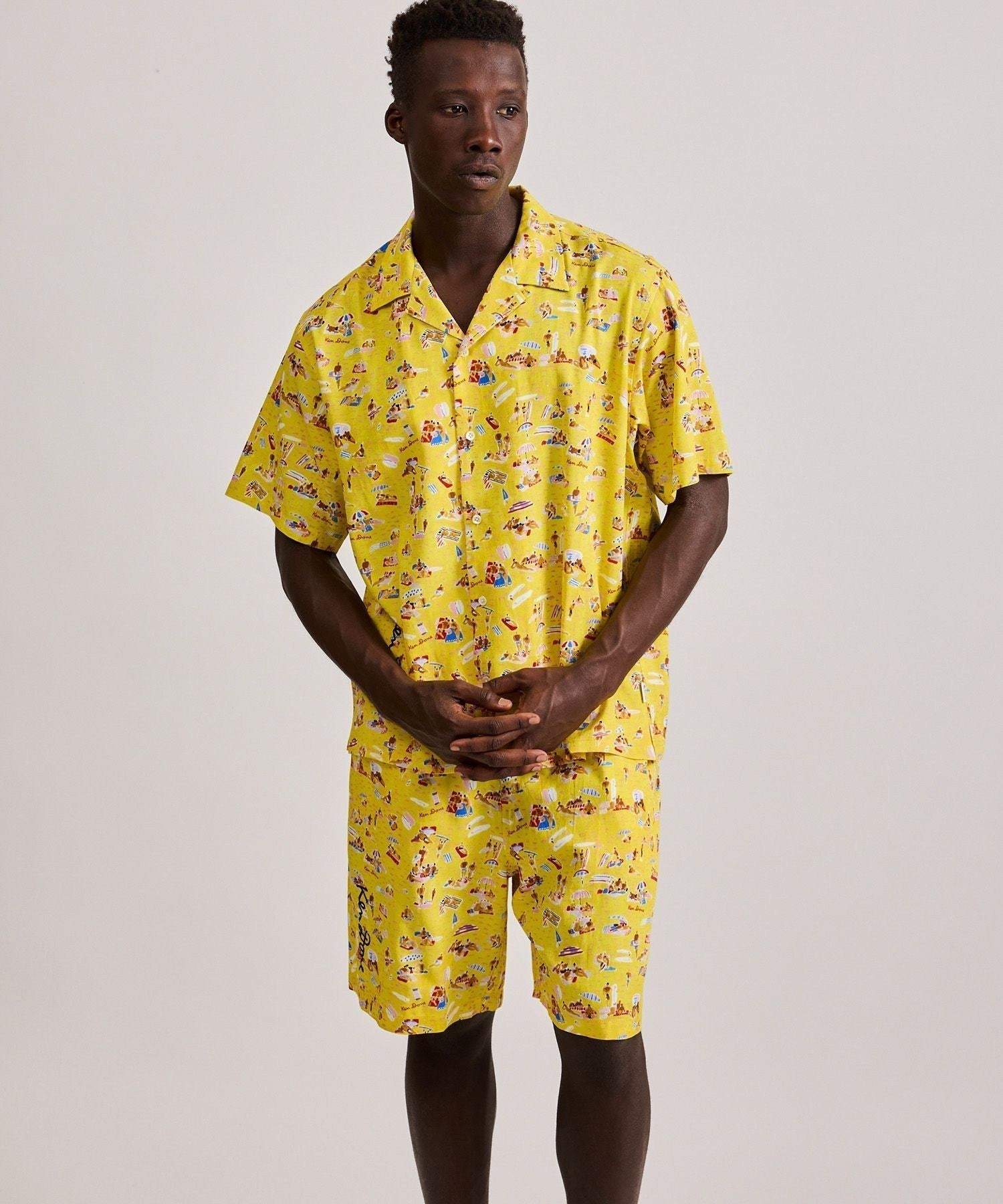 Ken Done Open Collar SS Shirt