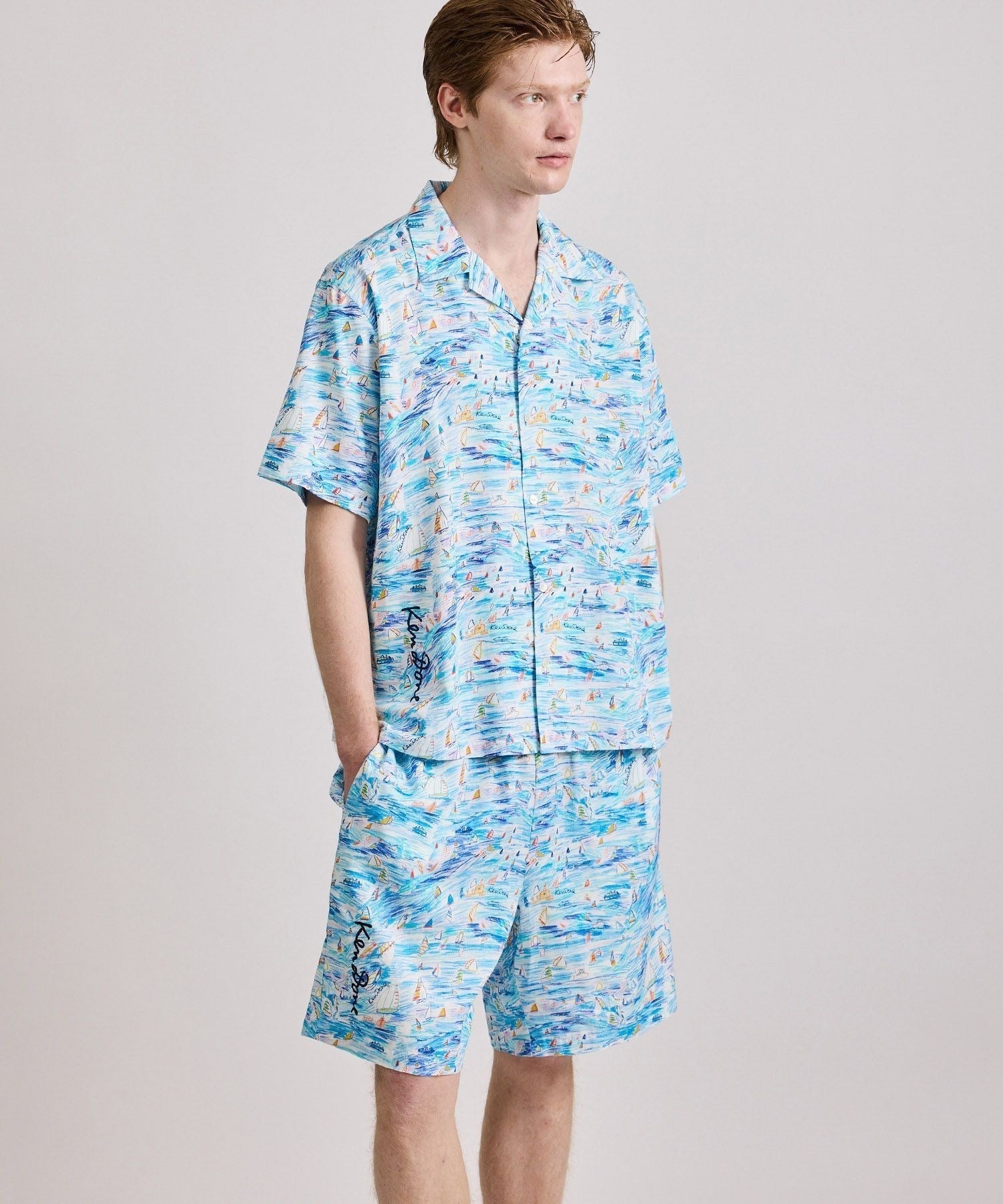 Ken Done Open Collar SS Shirt