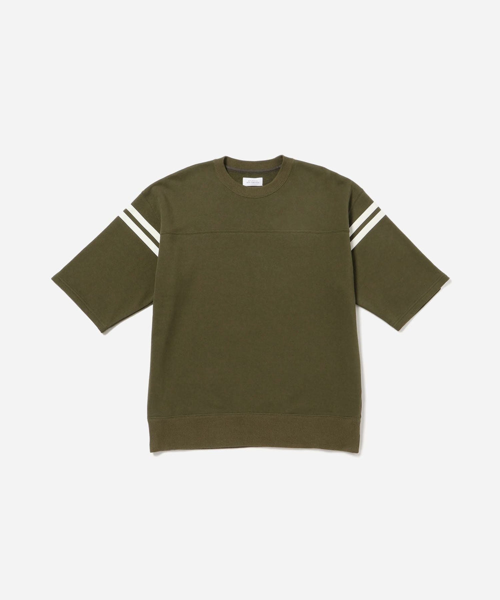 Striped Varsity 1/2 Sleeve Sweat | Saturdays NYC Japan