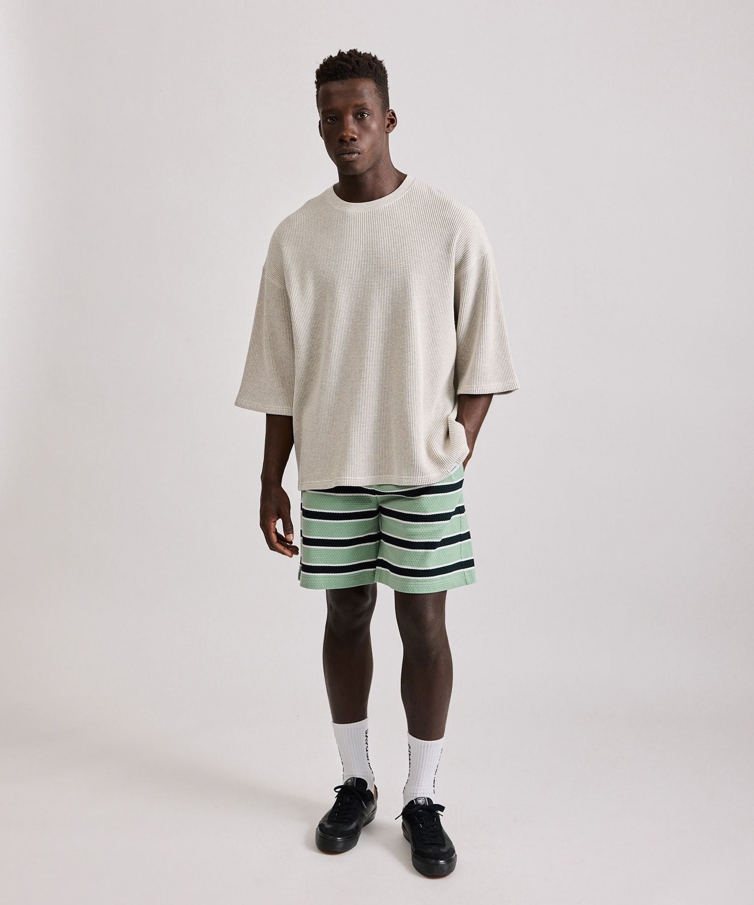 Waffle 1/2 Sleeve Tee