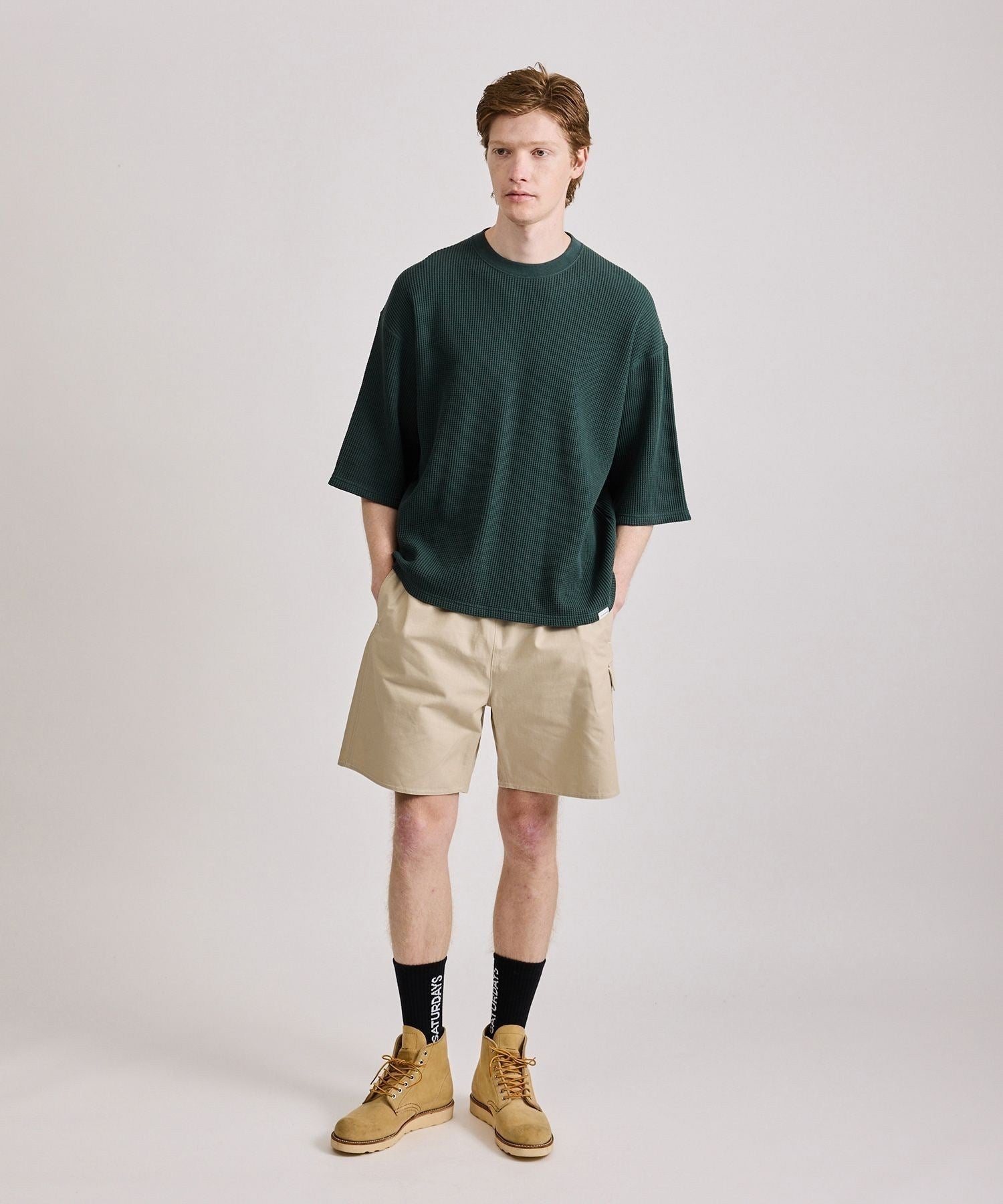 Waffle 1/2 Sleeve Tee