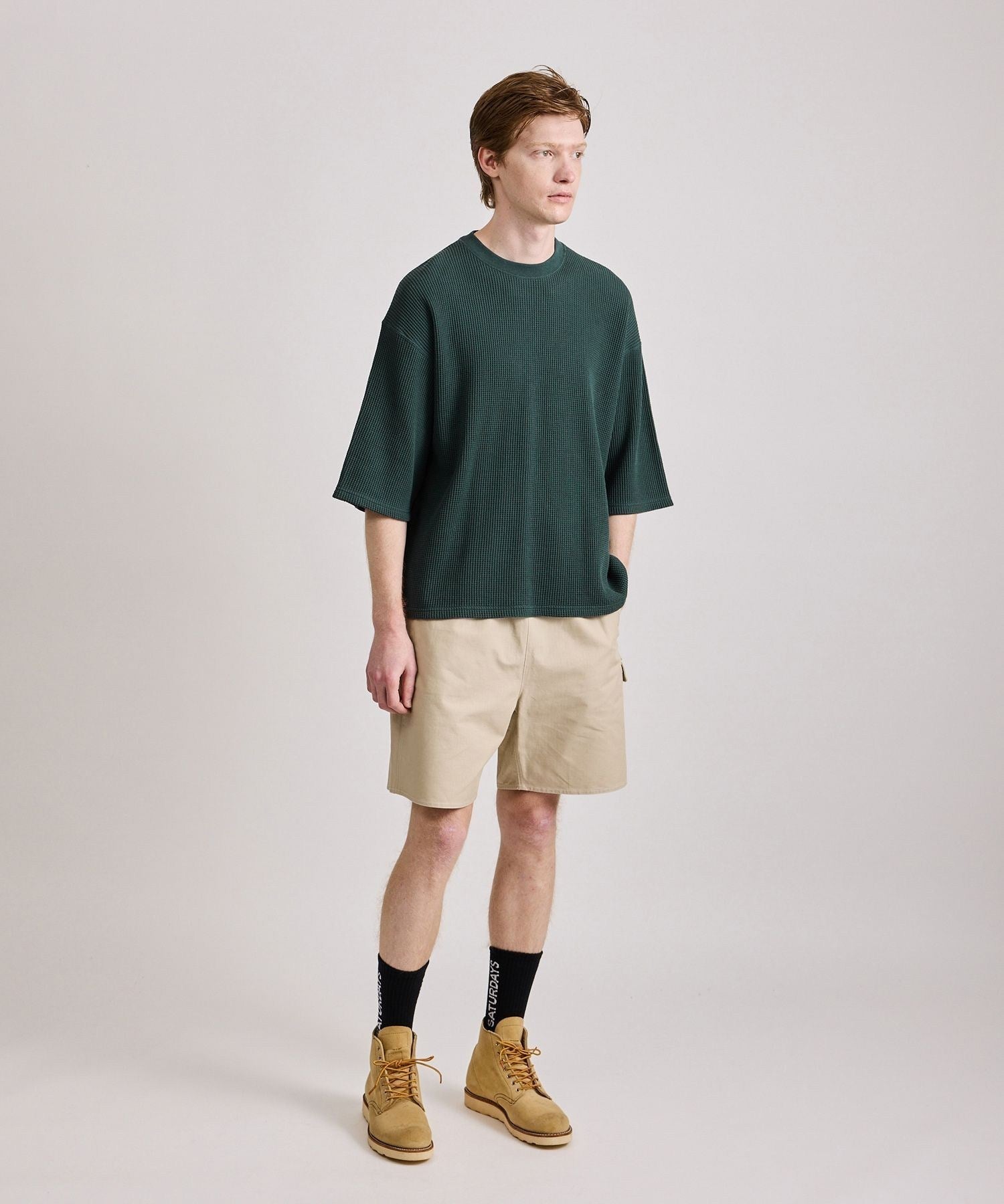 Waffle 1/2 Sleeve Tee