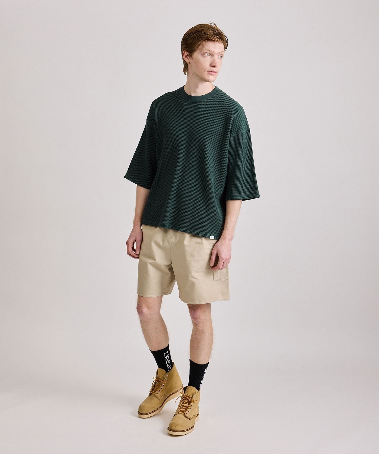 Waffle 1/2 Sleeve Tee
