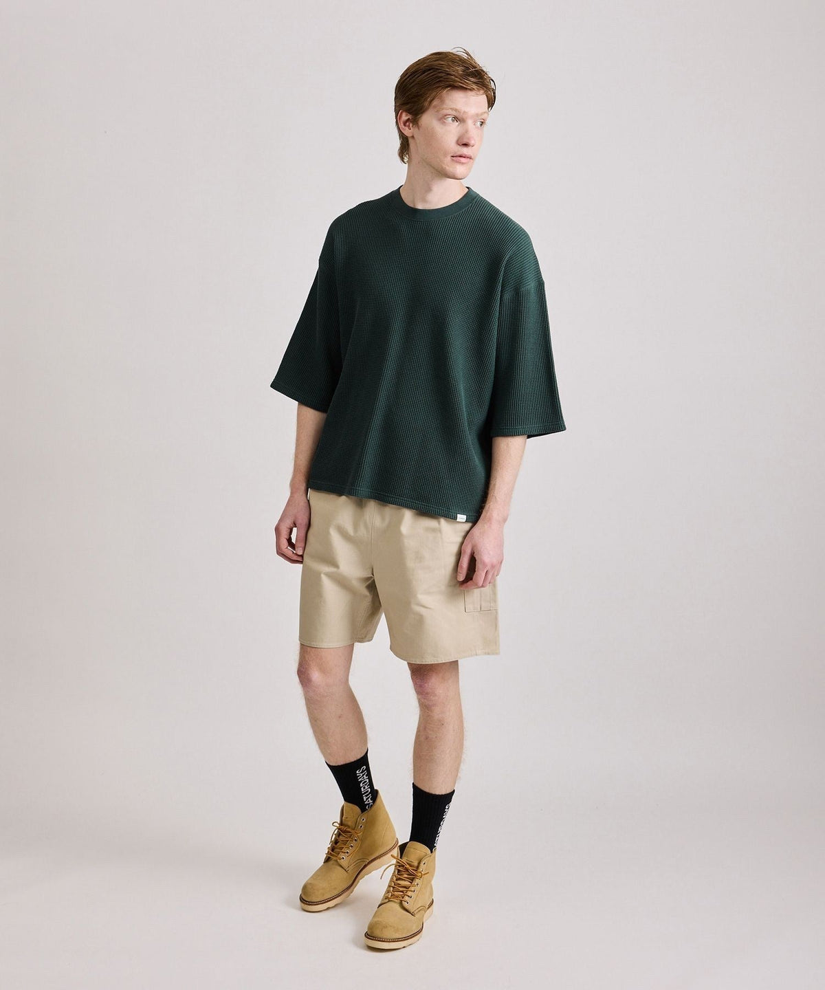 Waffle 1/2 Sleeve Tee