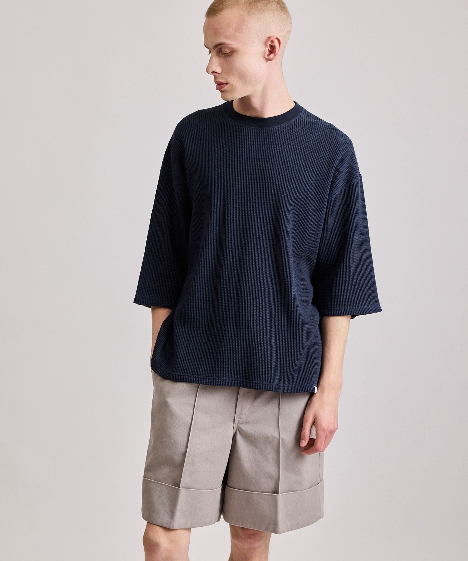 Waffle 1/2 Sleeve Tee