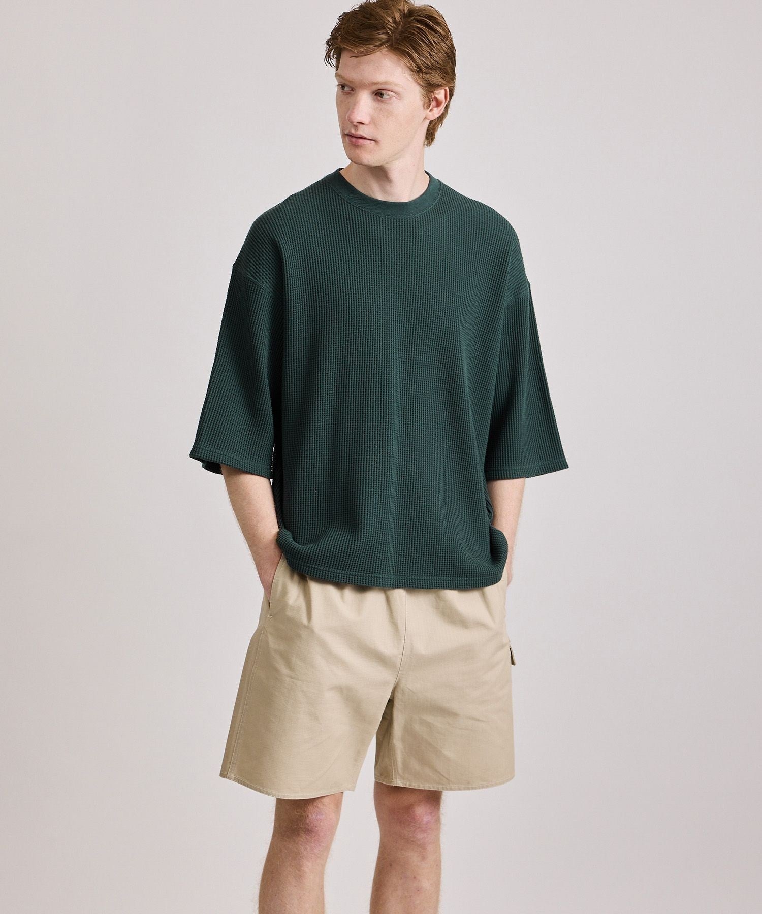 Waffle 1/2 Sleeve Tee