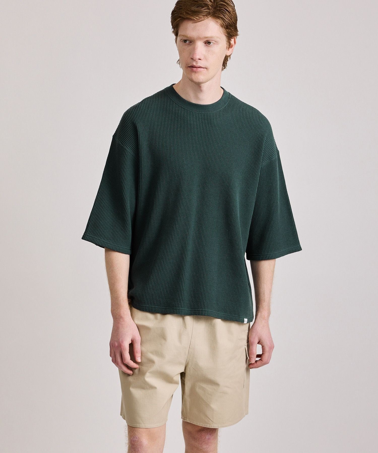 Waffle 1/2 Sleeve Tee