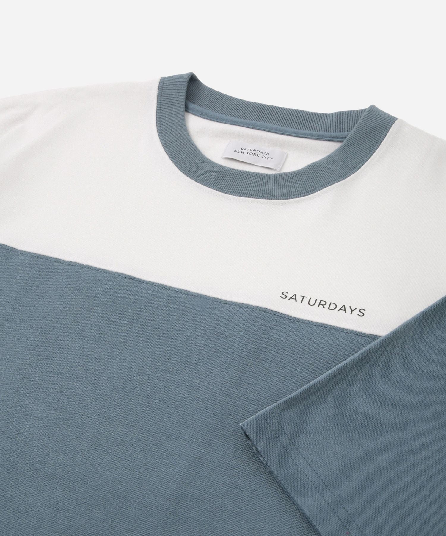 Varsity Paneled Relaxed SS Tee