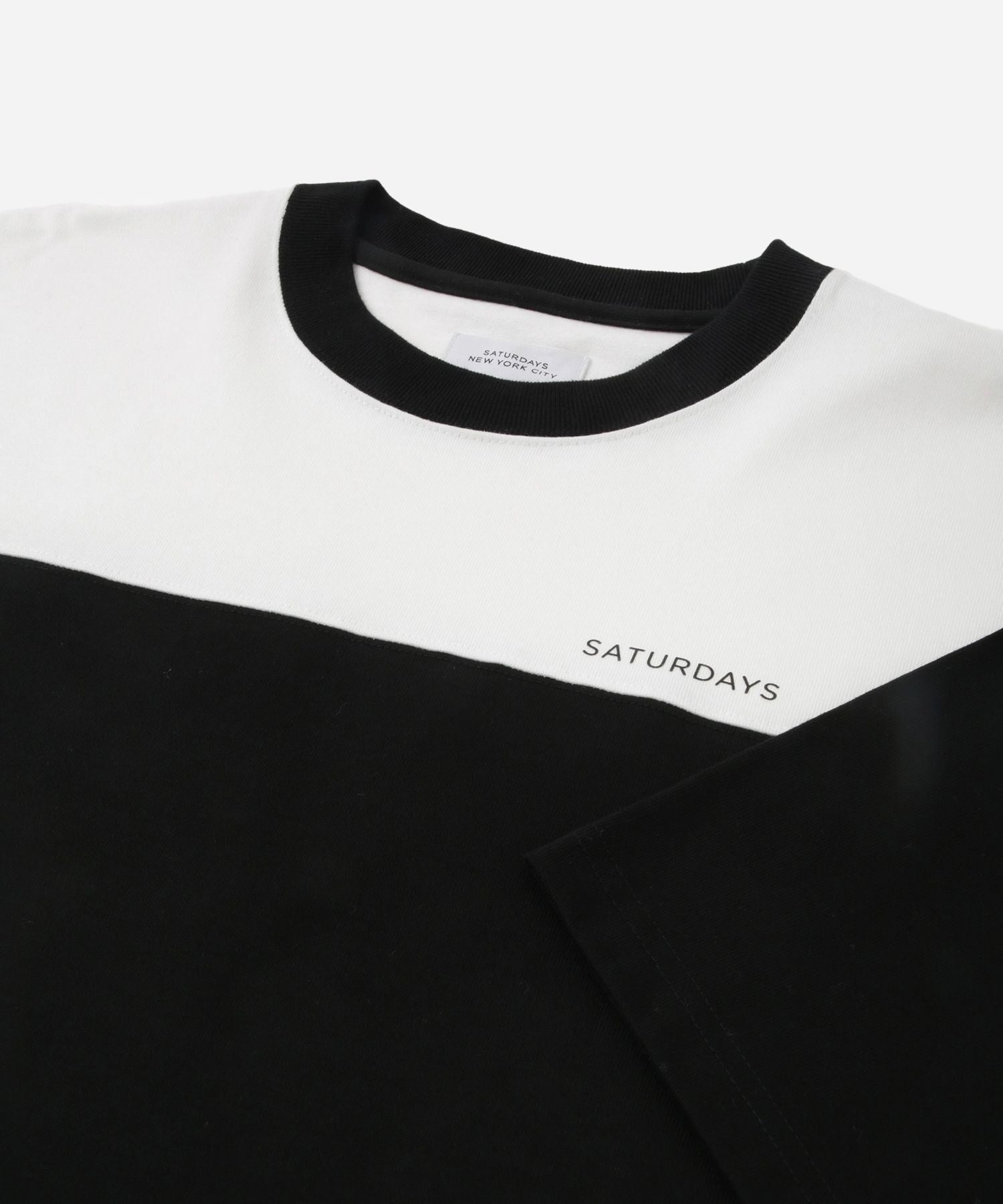 Varsity Paneled Relaxed SS Tee
