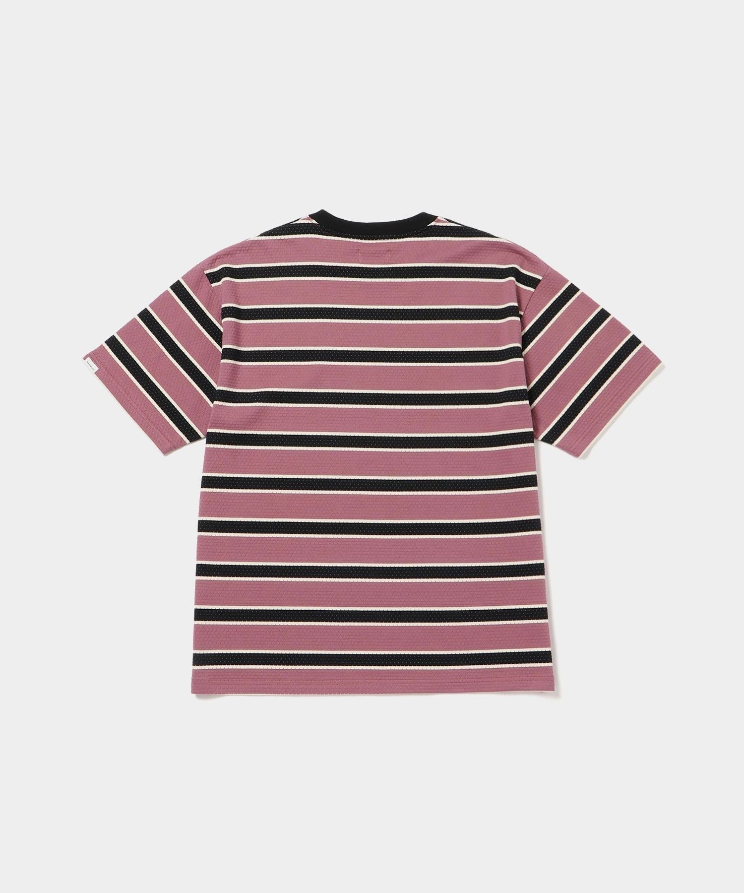 Mesh Border Stripe SS Tee