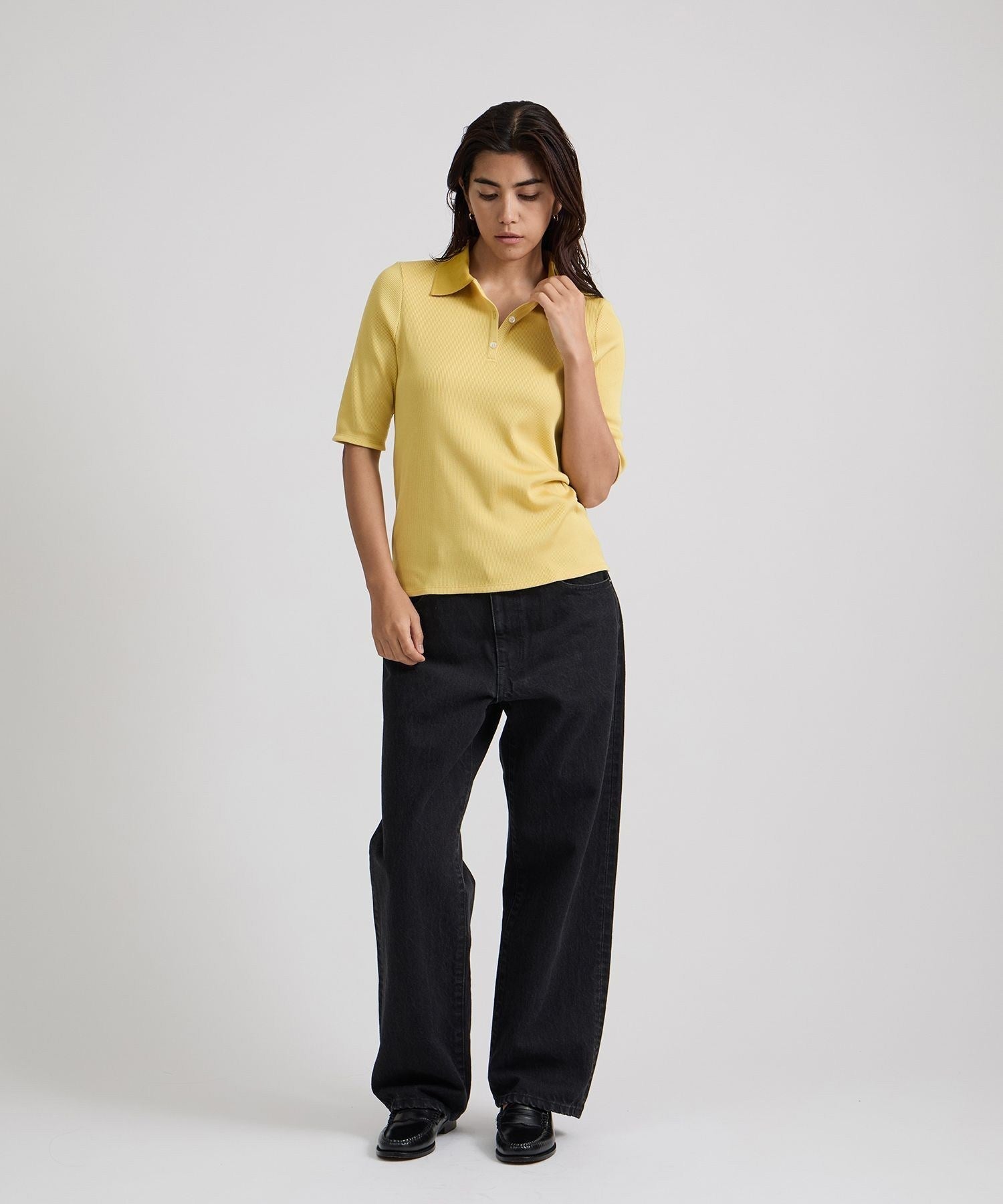 Devin Rib Poloshirt