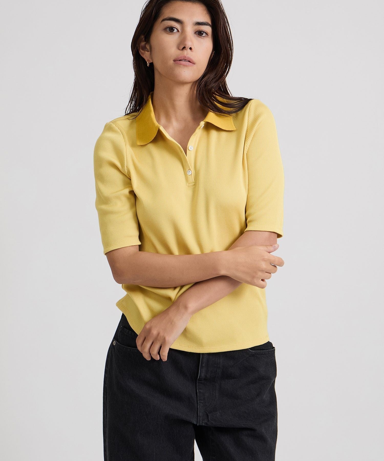 Devin Rib Poloshirt