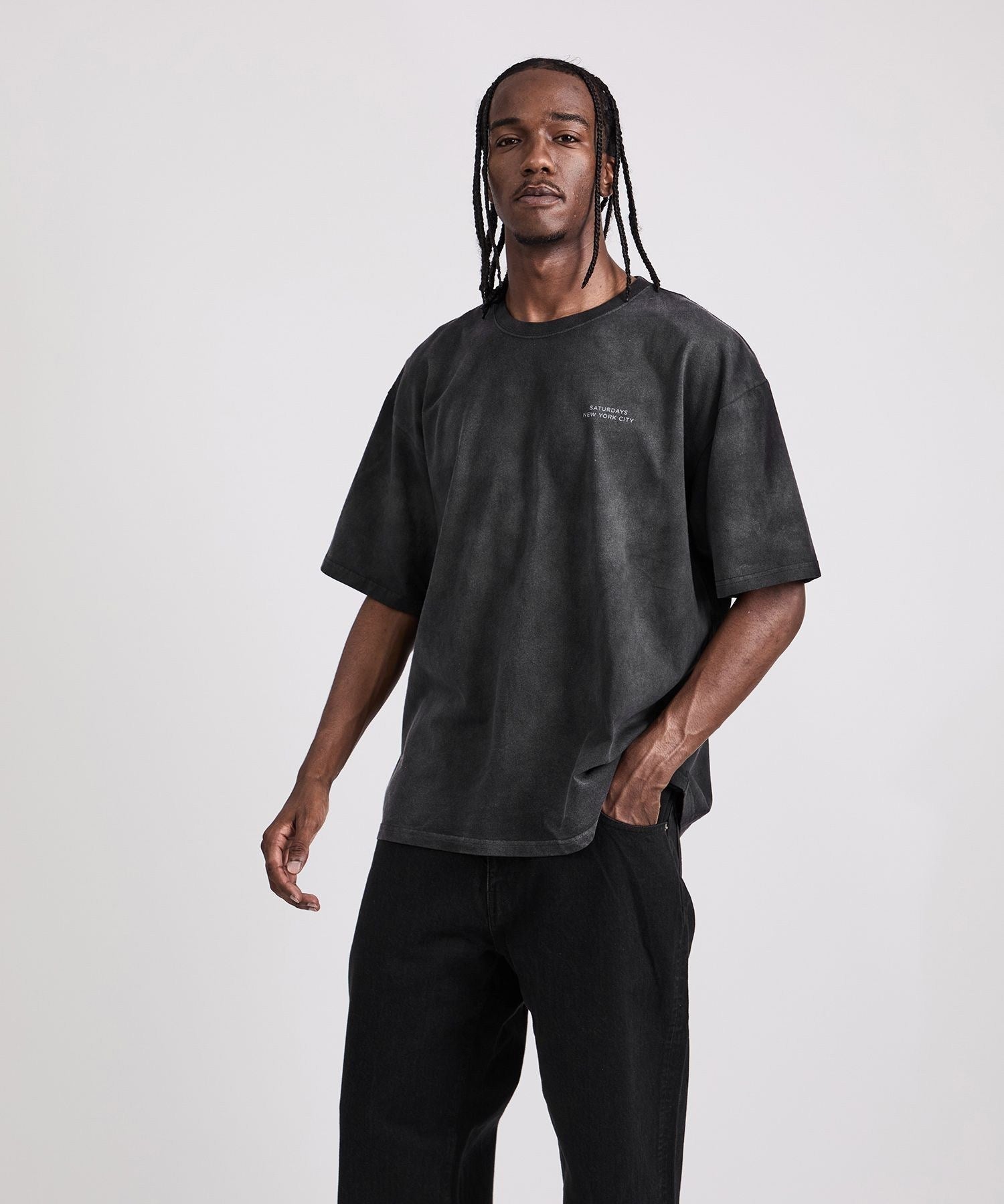 MIYAGIHIDETAKA x Saturdays NYC Bandana Slash T-shirt