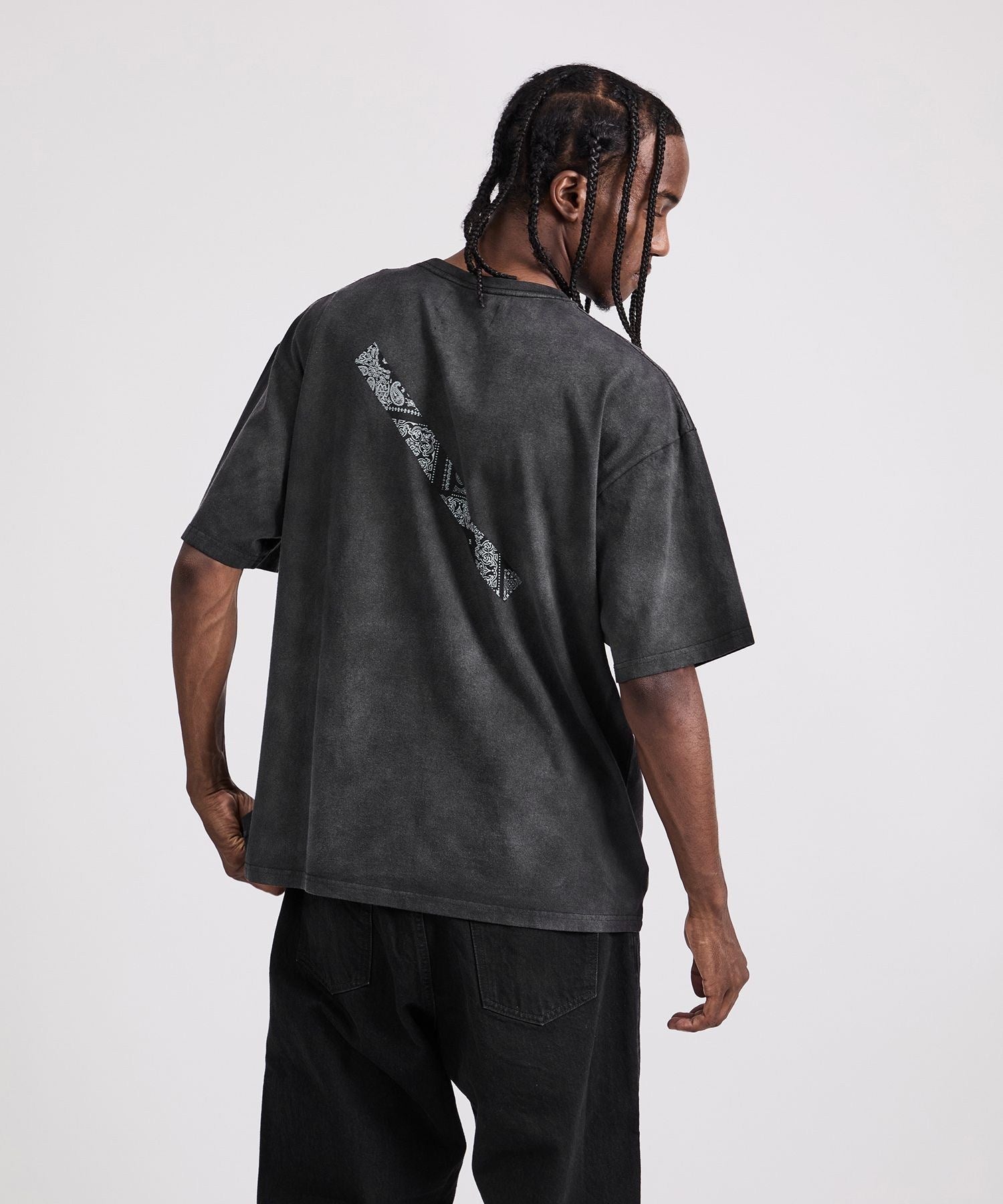 MIYAGIHIDETAKA x Saturdays NYC Bandana Slash T-shirt