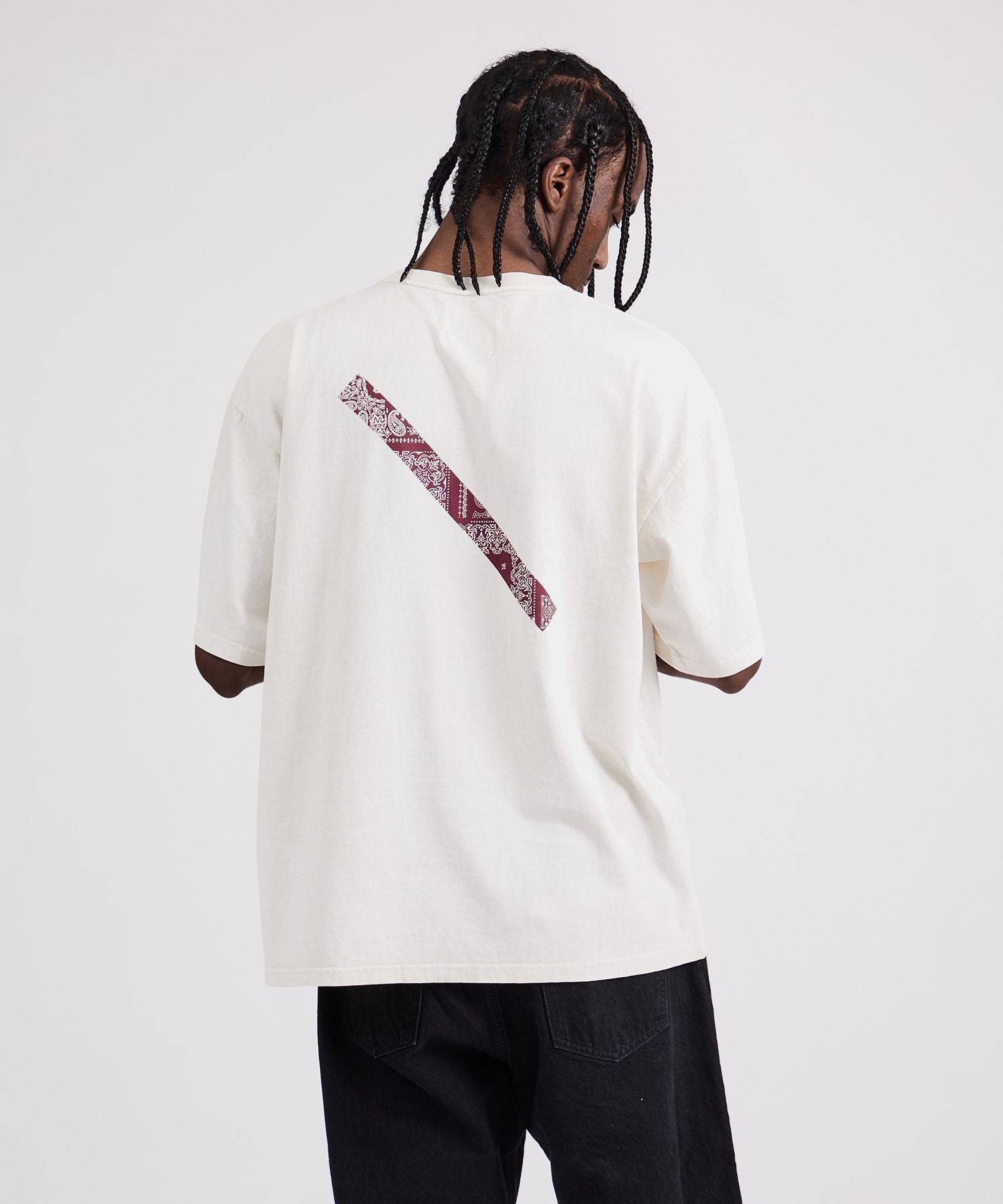 MIYAGIHIDETAKA x Saturdays NYC Bandana Slash T-shirt