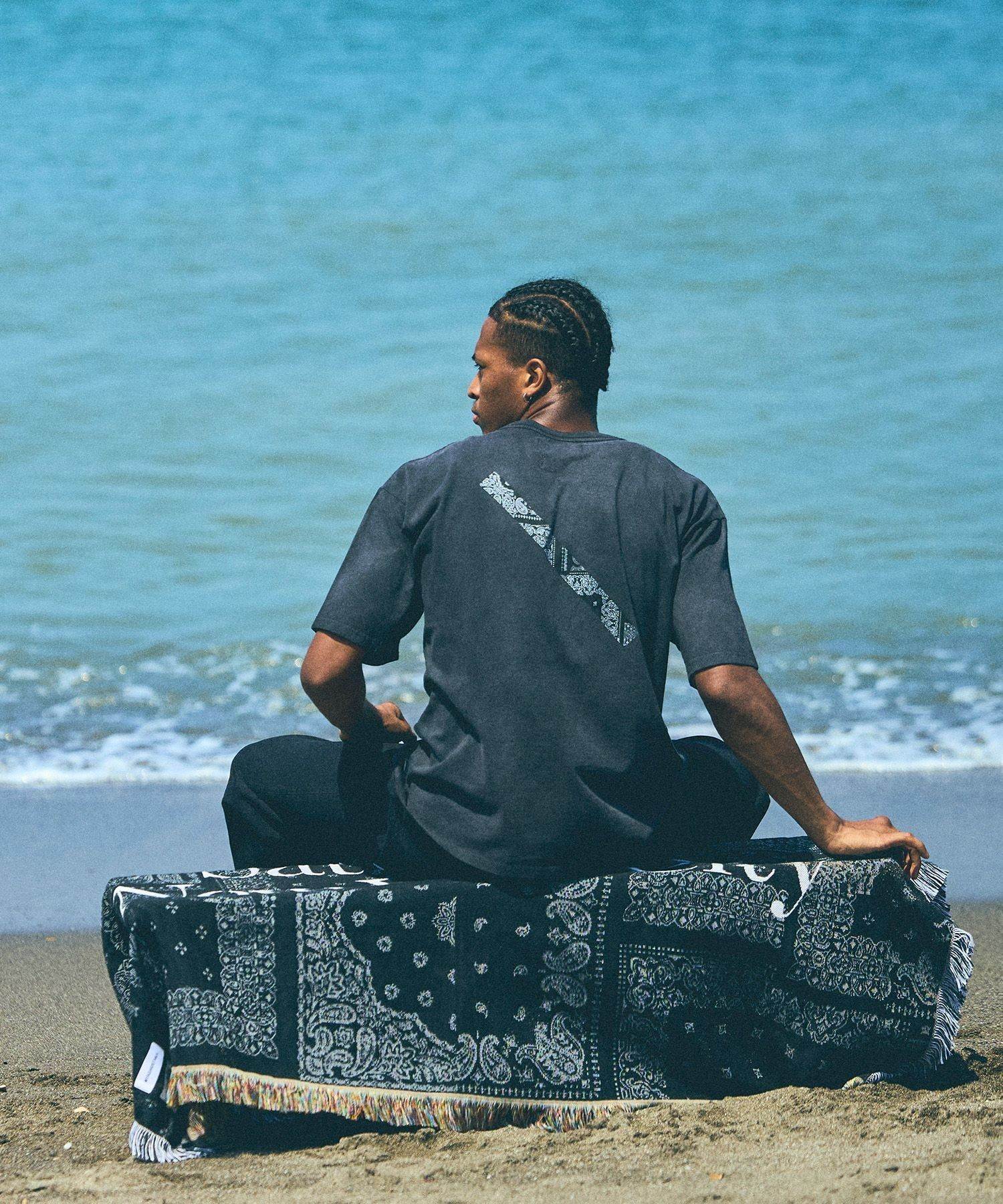 MIYAGIHIDETAKA x Saturdays NYC Bandana Slash T-shirt