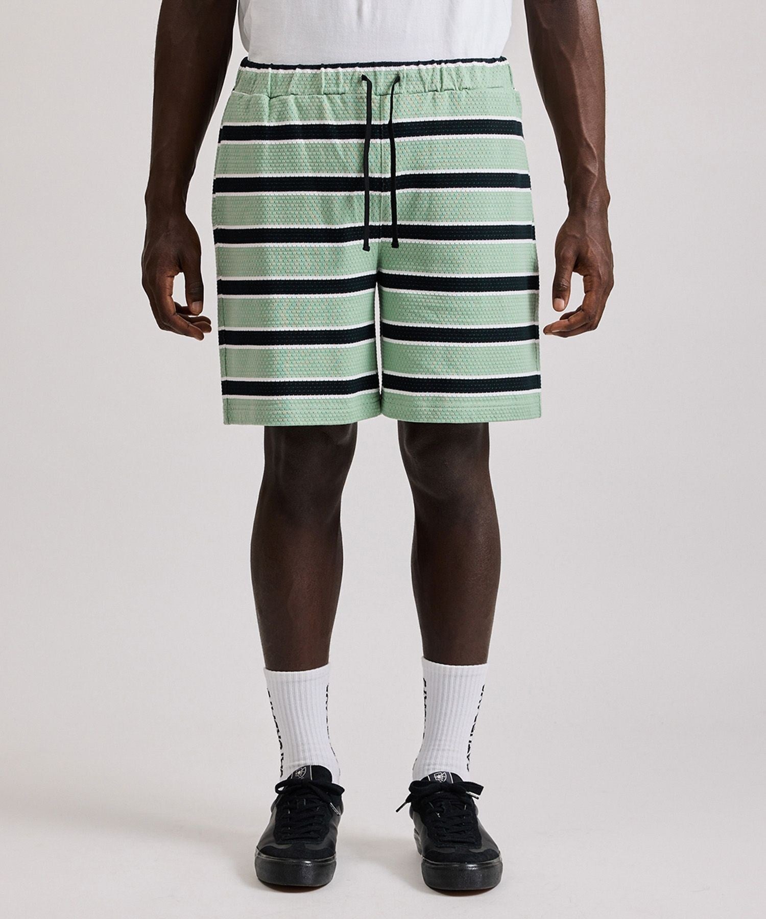 Mesh Border Stripe Shorts