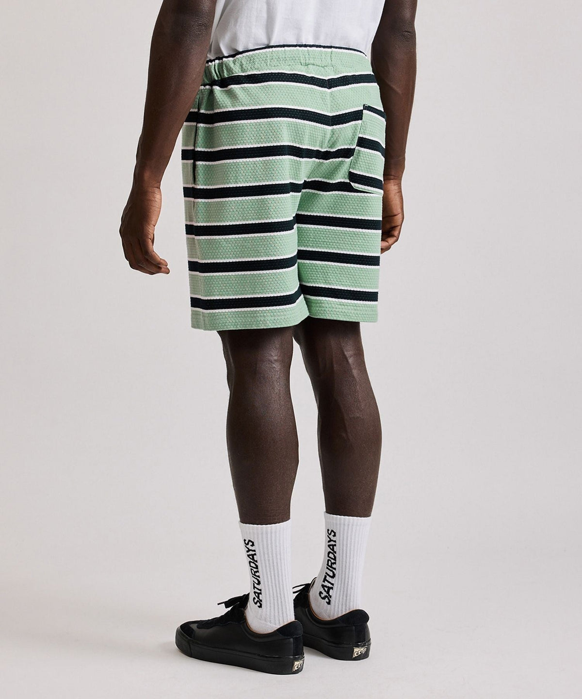 Mesh Border Stripe Shorts