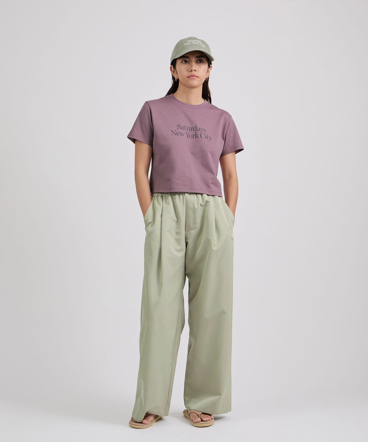 Palmetto Tuck Wide Pants
