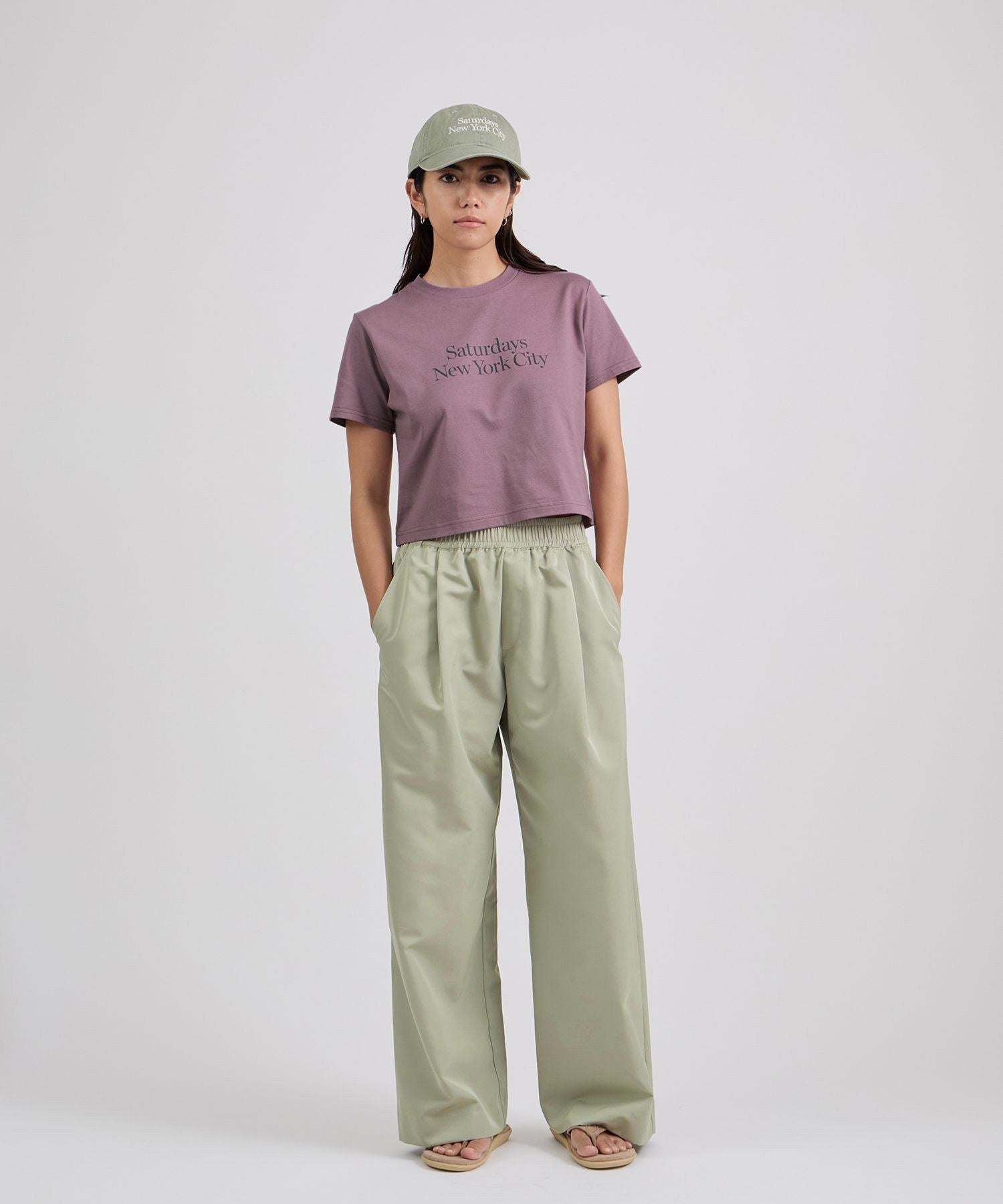 Palmetto Tuck Wide Pants