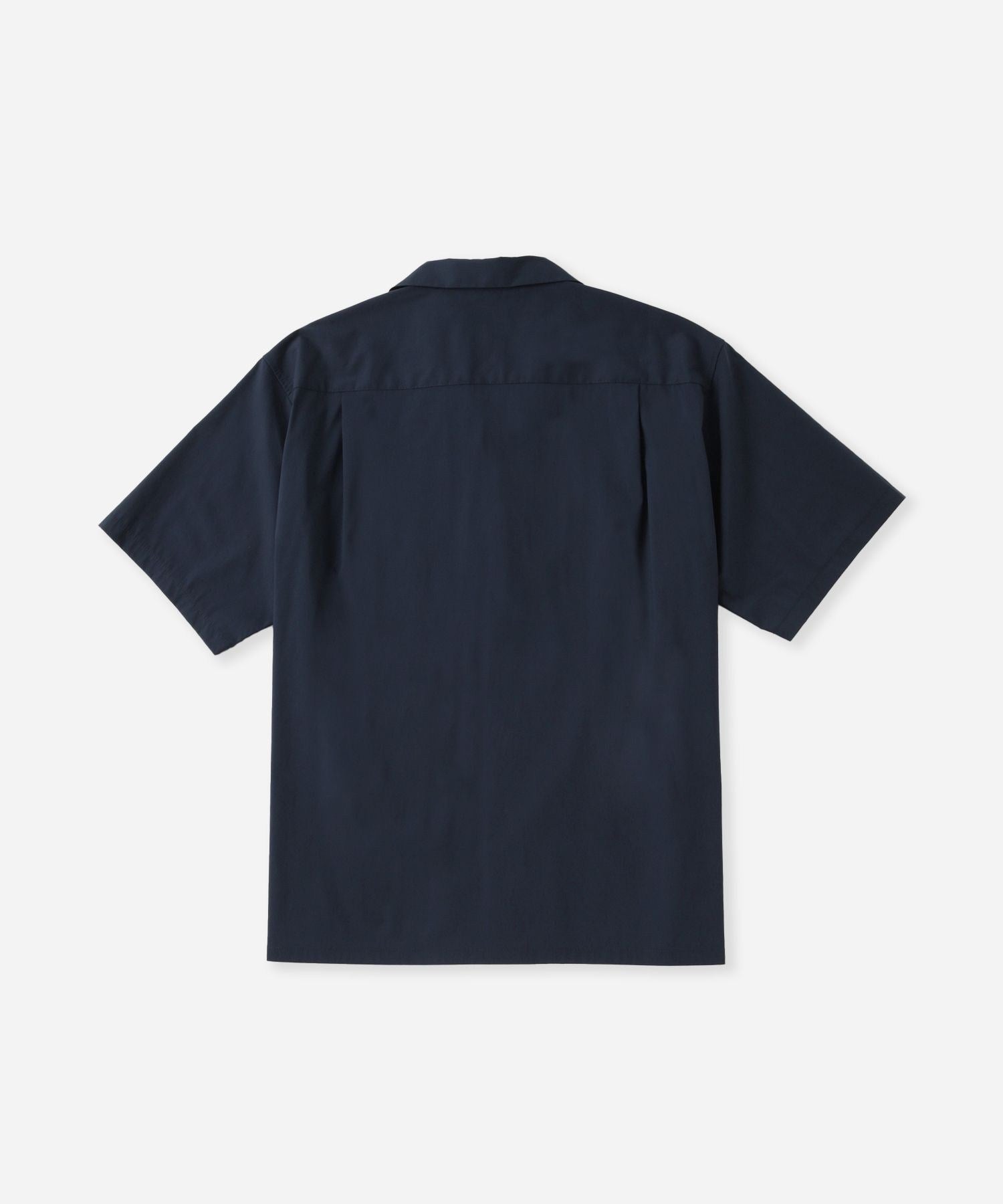 Canty Nylon Blend Open Collar SS Shirt