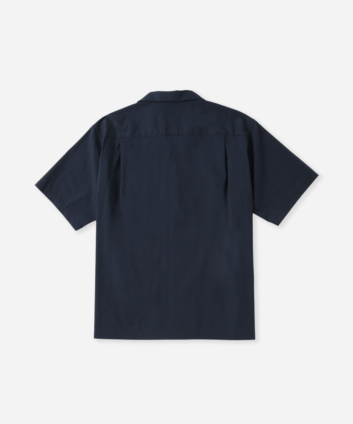 Canty Nylon Blend Open Collar SS Shirt