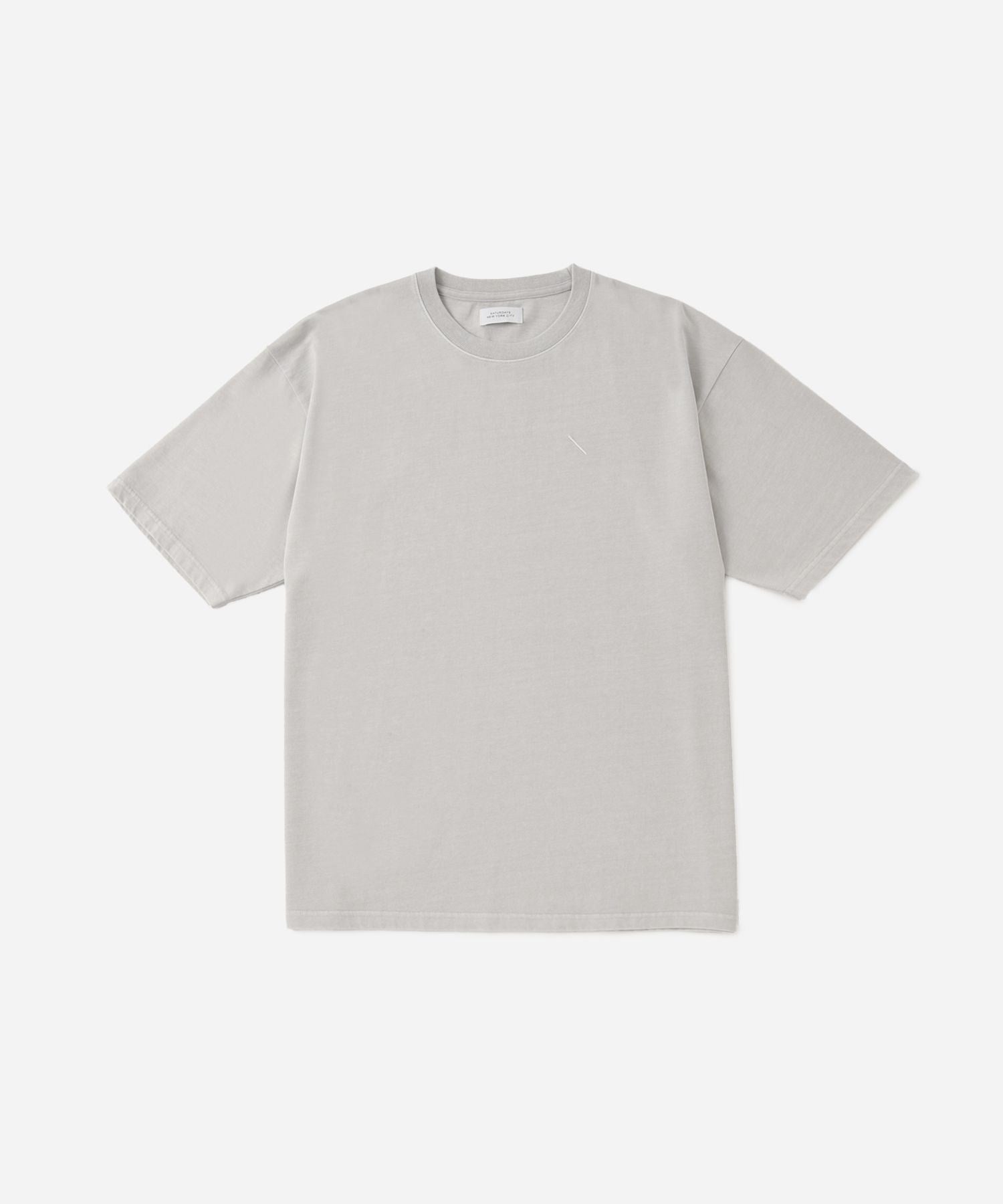 Pigment Dyed Back Printed SS T-Shirt