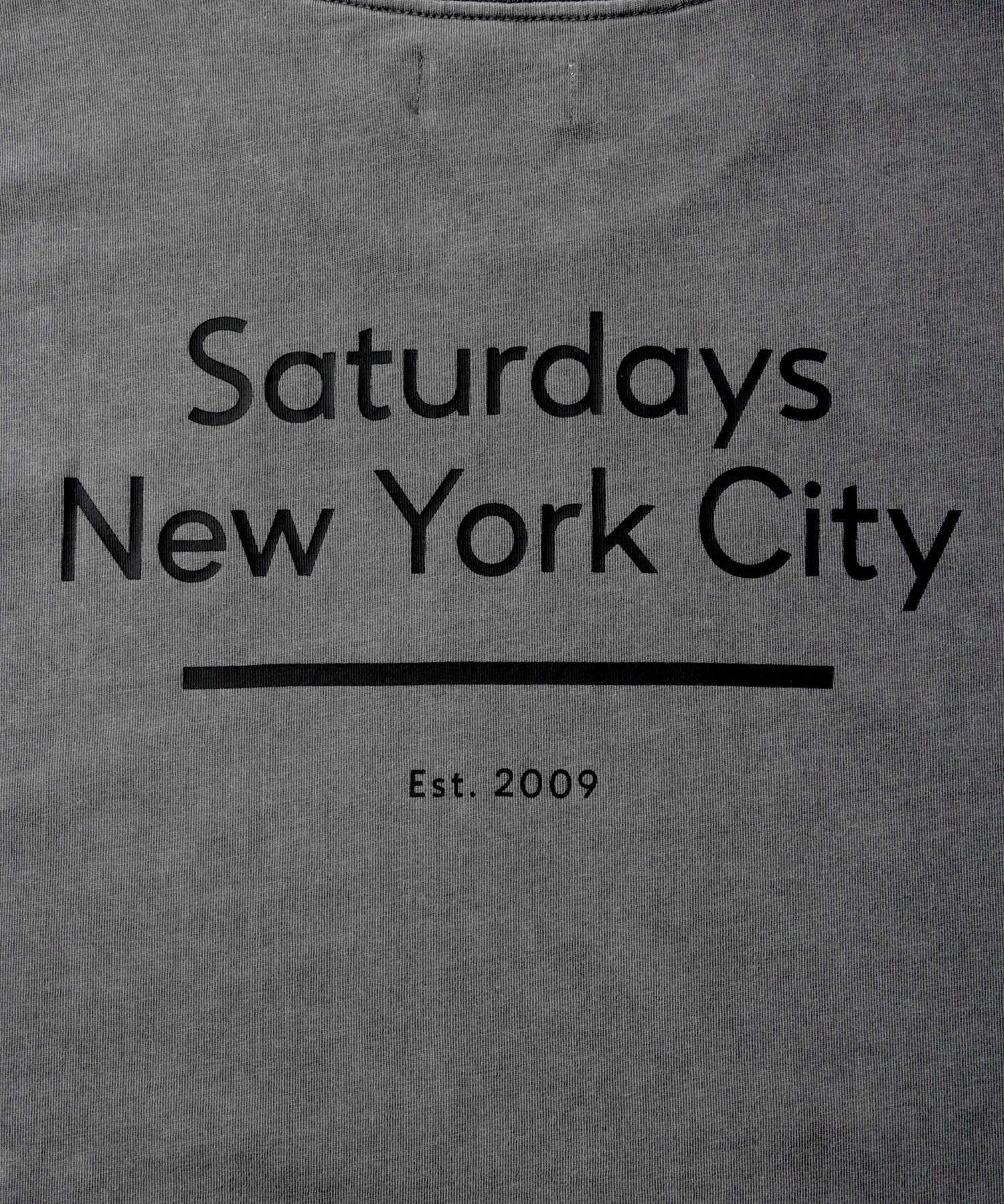 Pigment Dyed Back Printed SS T-Shirt