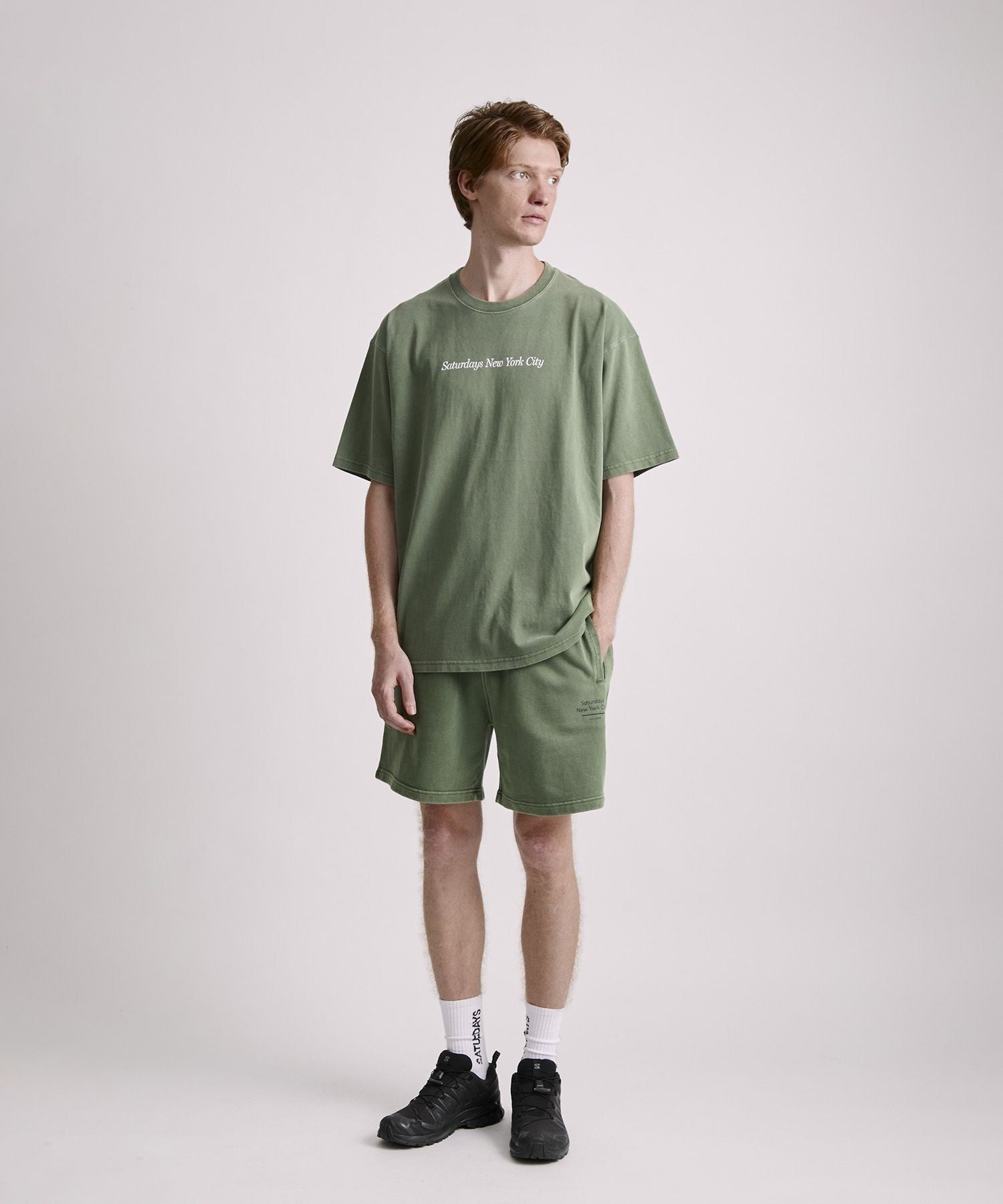 Pigment Dyed Headline SS T-Shirt