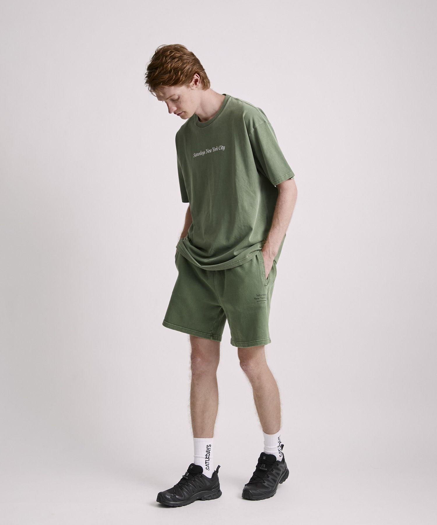 Pigment Dyed Headline SS T-Shirt