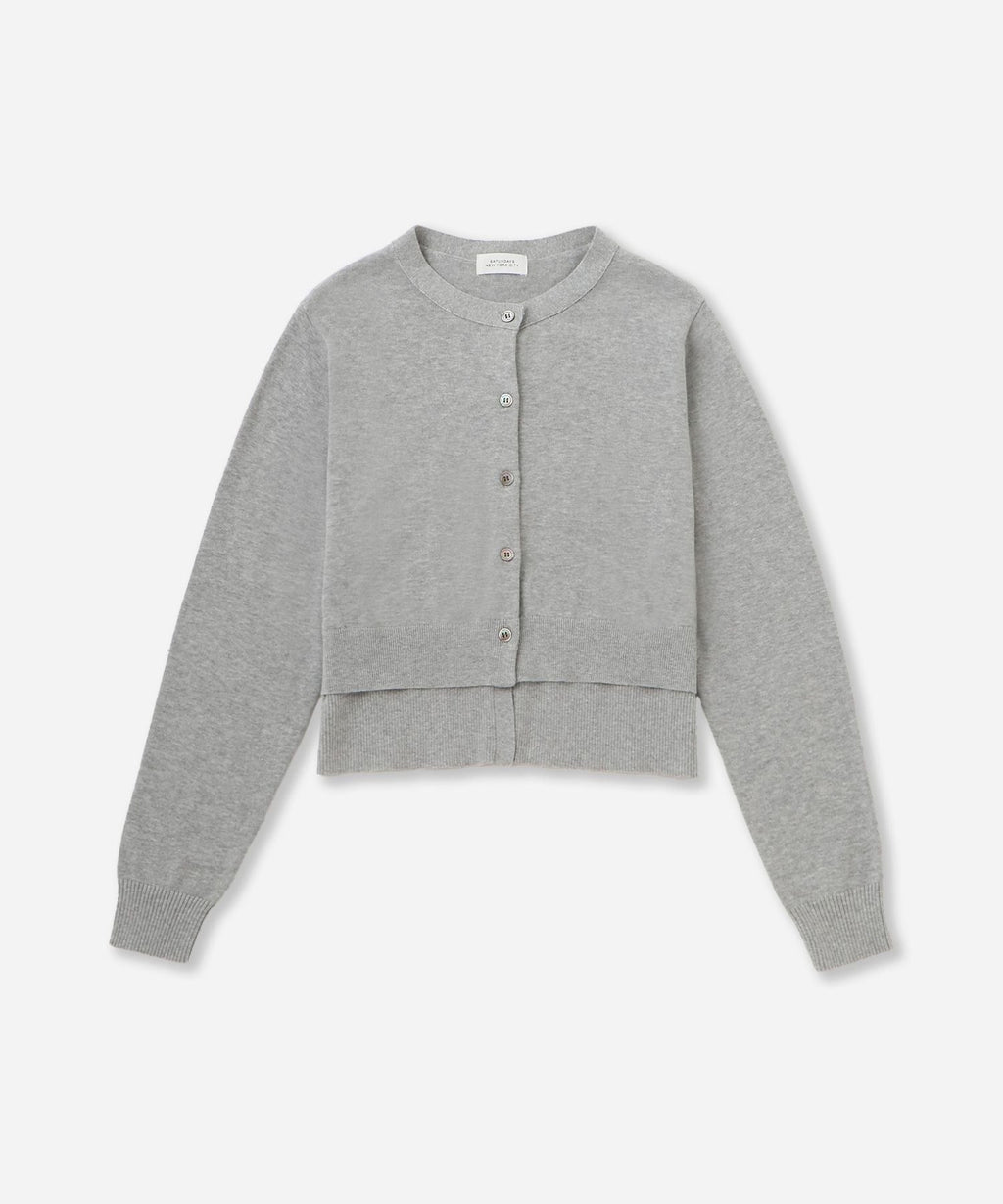 Halle Double Layer Cardigan | WOMEN