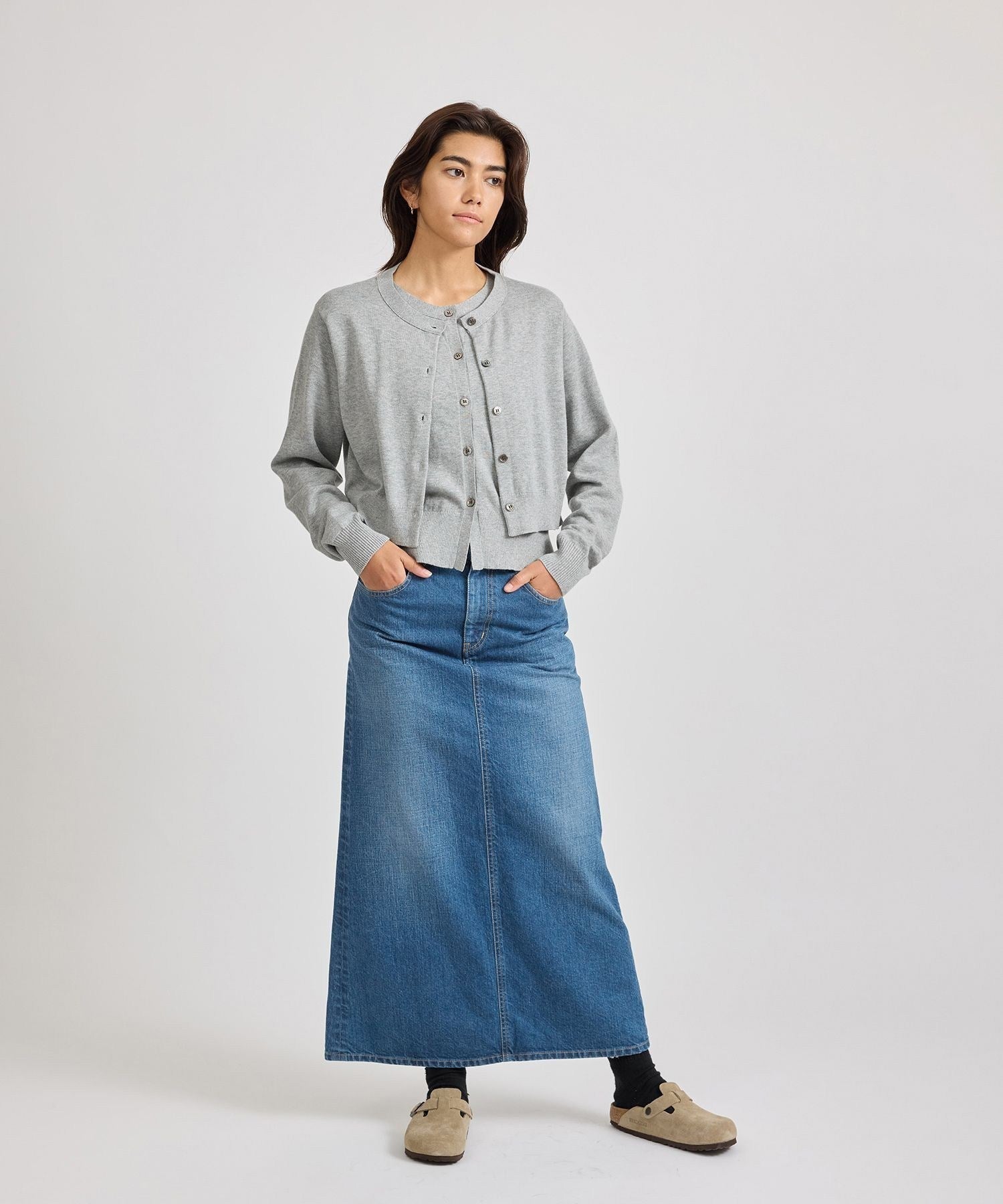 Halle Double Layer Cardigan | WOMEN