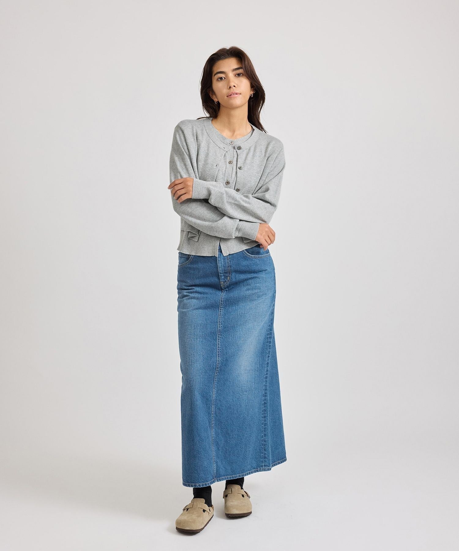 Halle Double Layer Cardigan | WOMEN