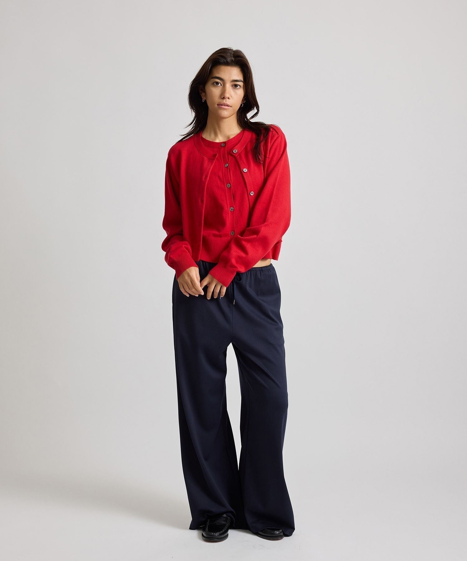 Halle Double Layer Cardigan | WOMEN