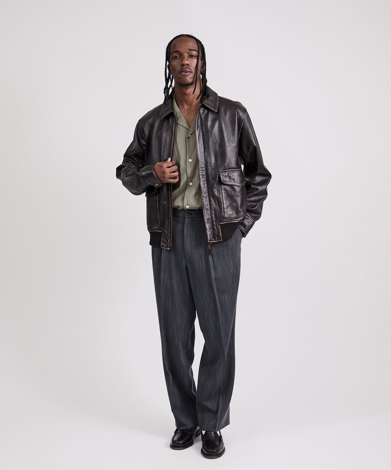 Tunstall Vintage Leather Jacket